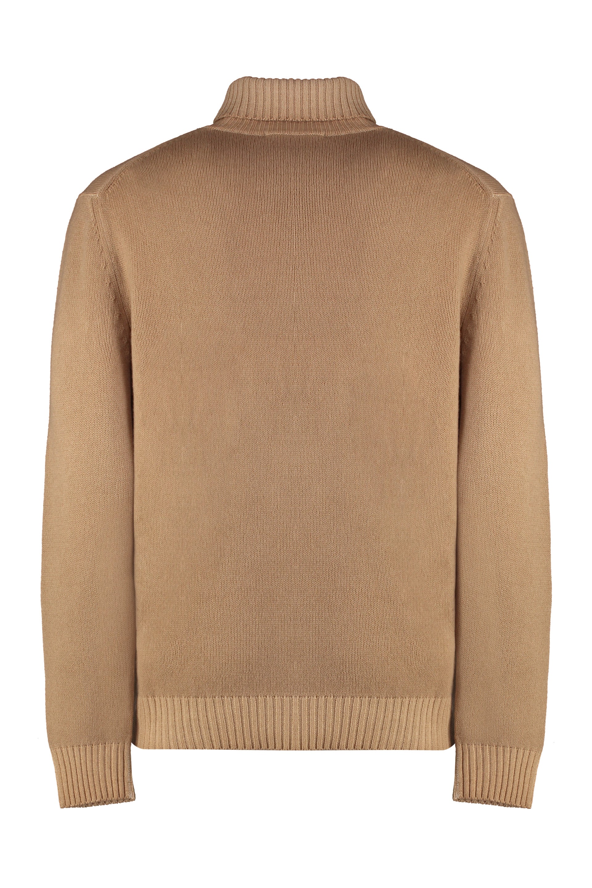 Virgin wool turtleneck sweater