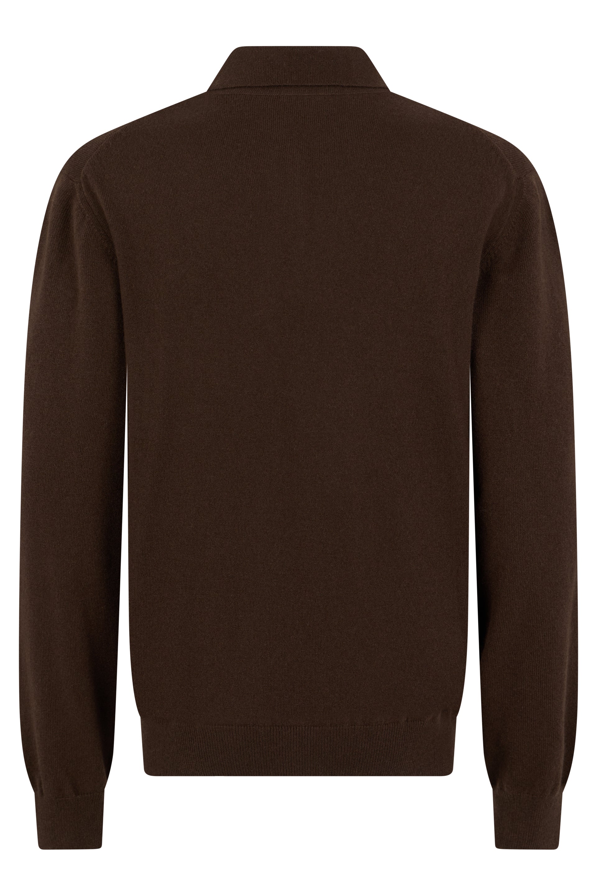 Elegant Brown Polo with Polo Collar