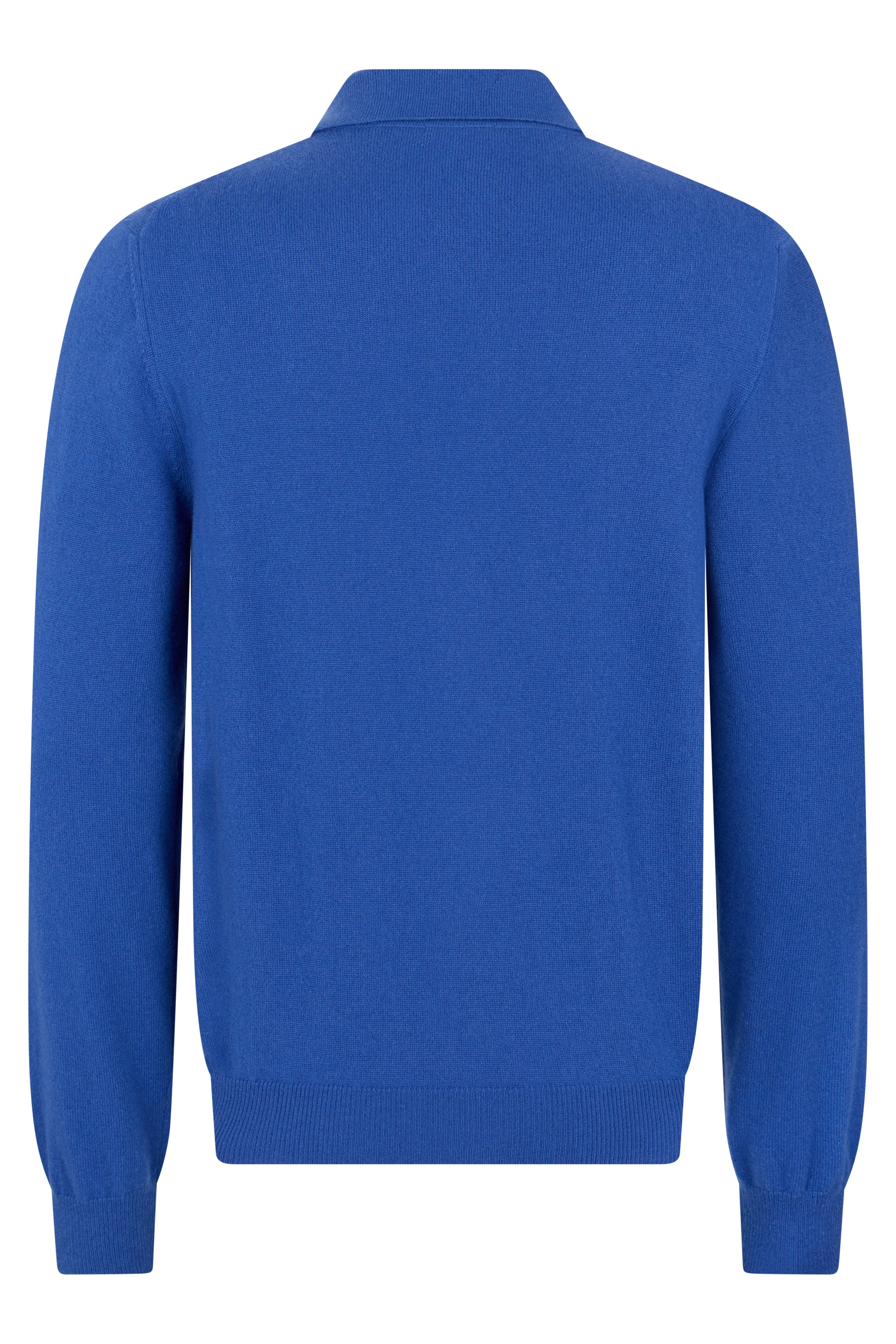 Blue Long Sleeve Polo Comfortable