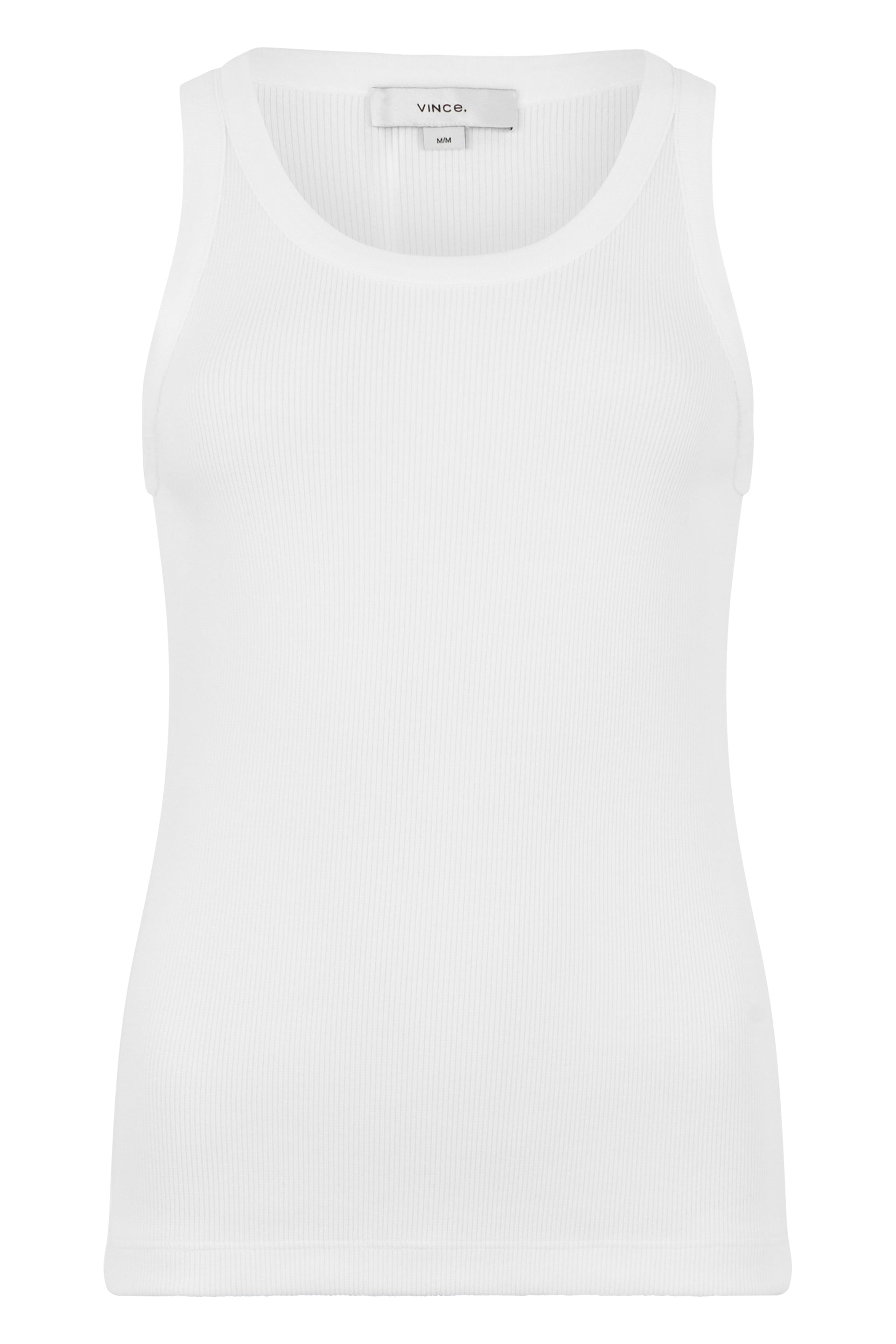 Top in mixed cotton ribbed
