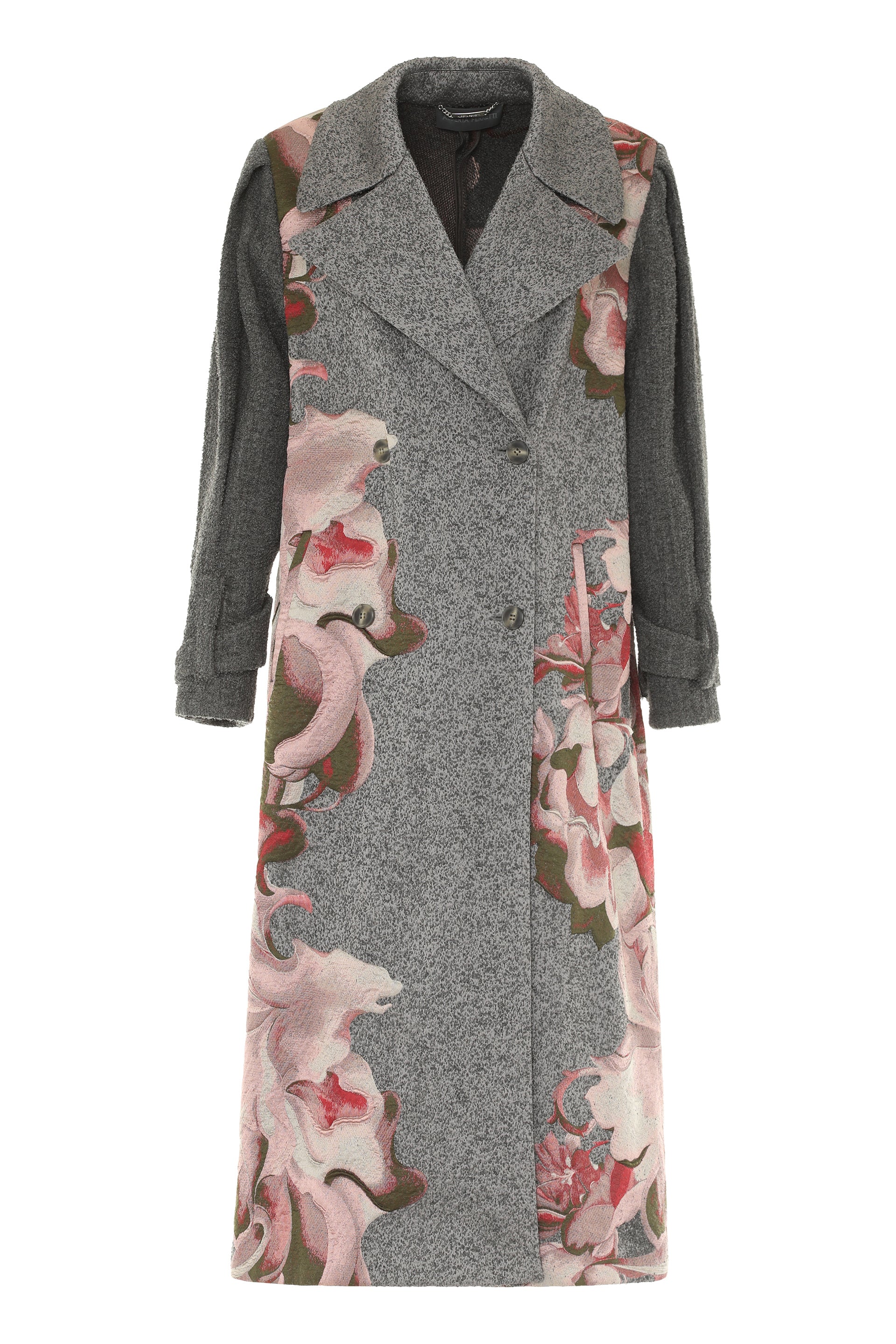 Single-breasted long coat