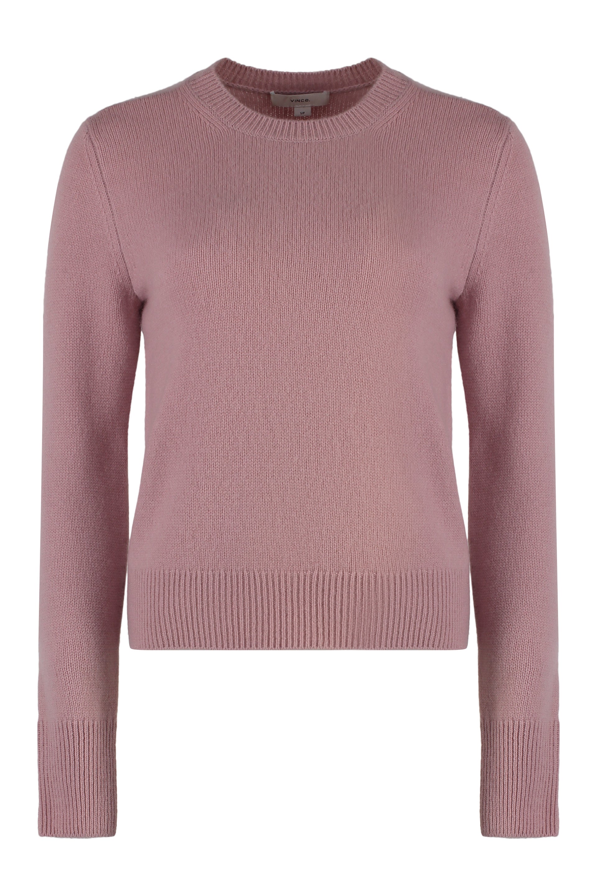 Crew-neck cashmere sweater