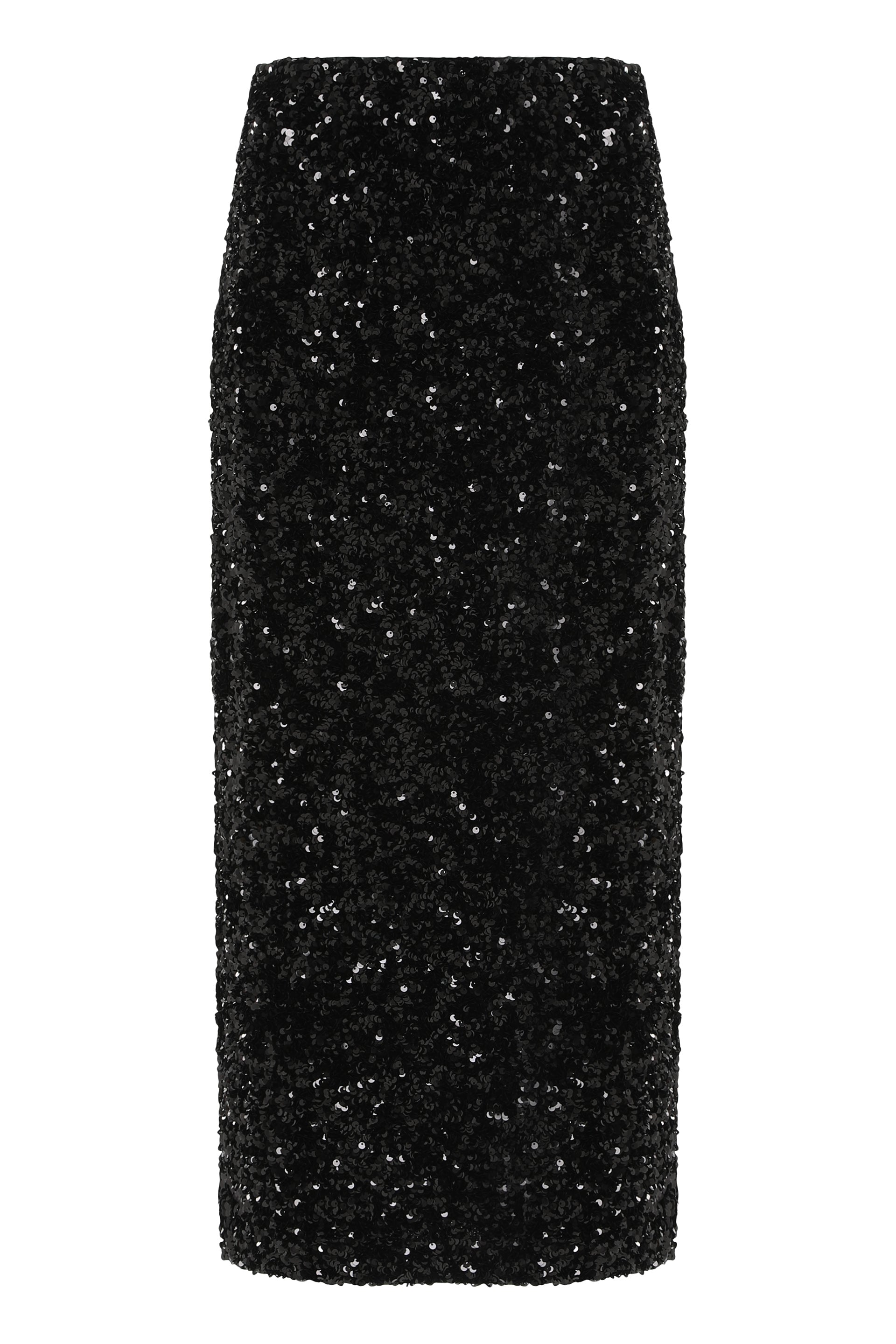 Midi skirt with sequins