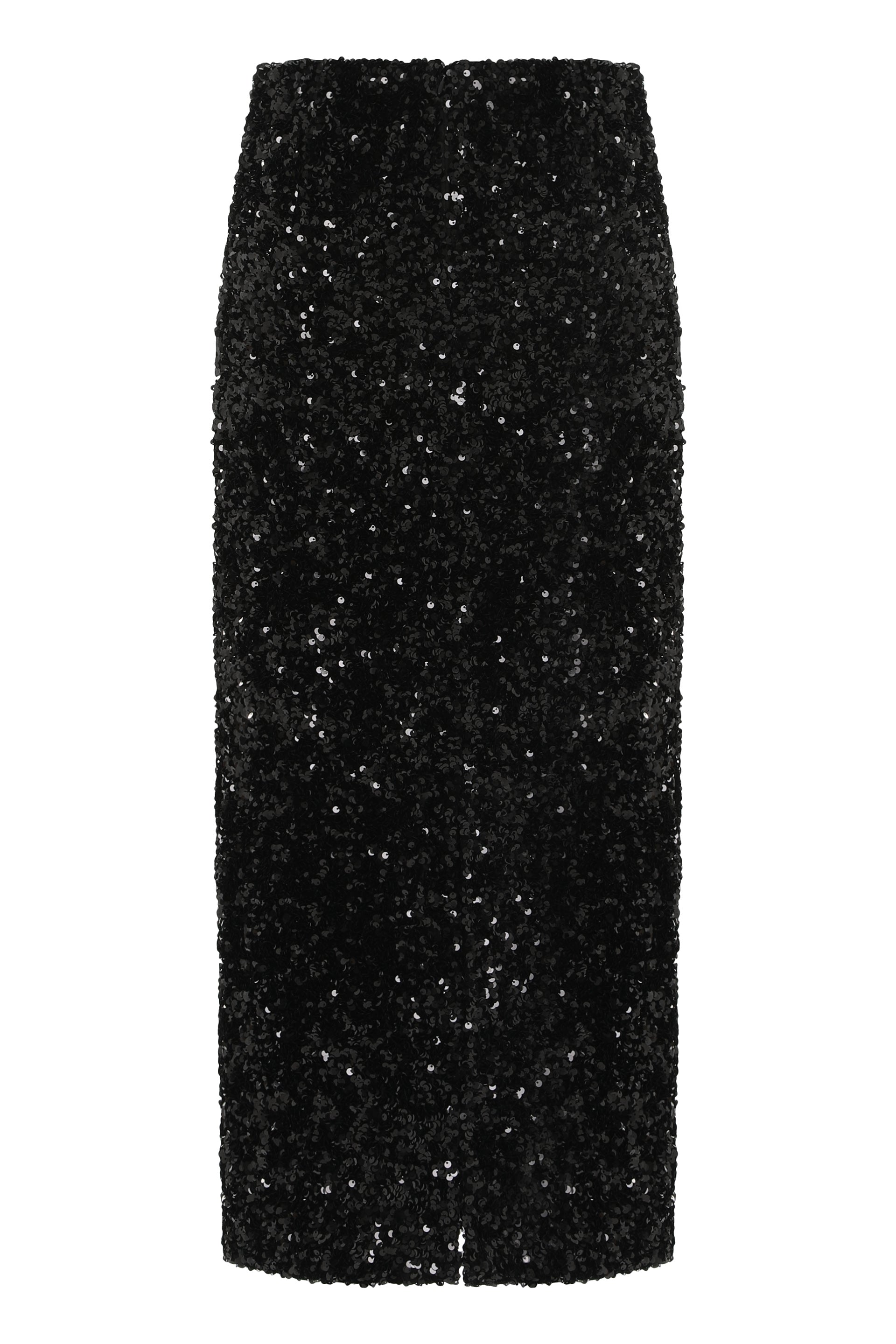 Midi skirt with sequins