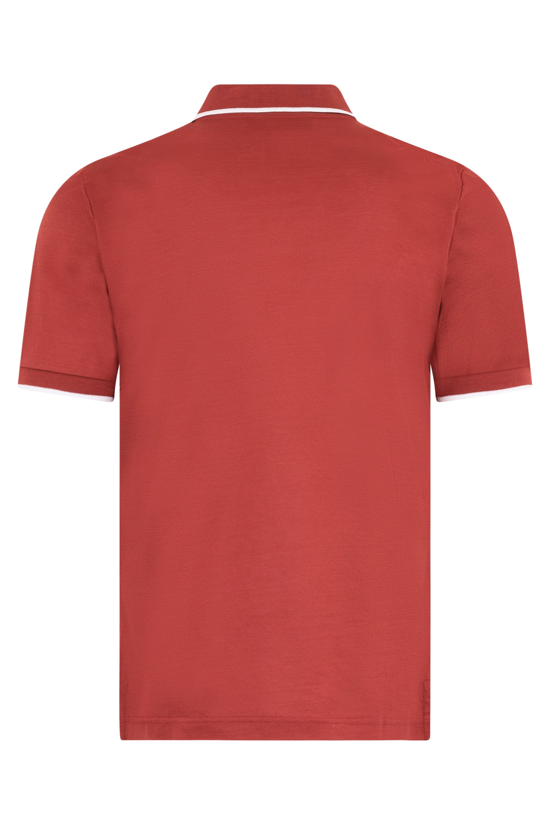Men's Cotton Bright Red Casual Polo