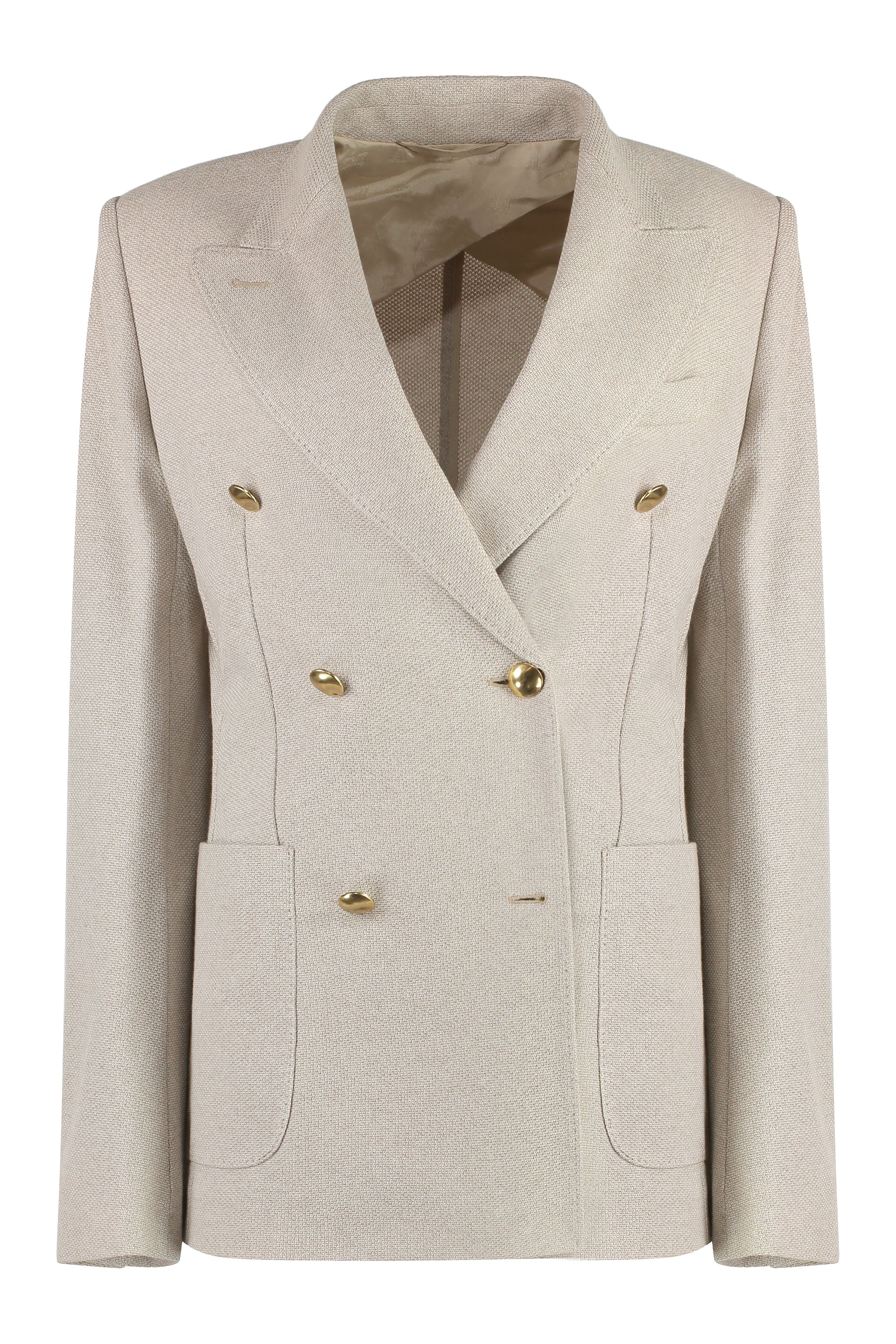 Vanadio cotton double-breasted blazer