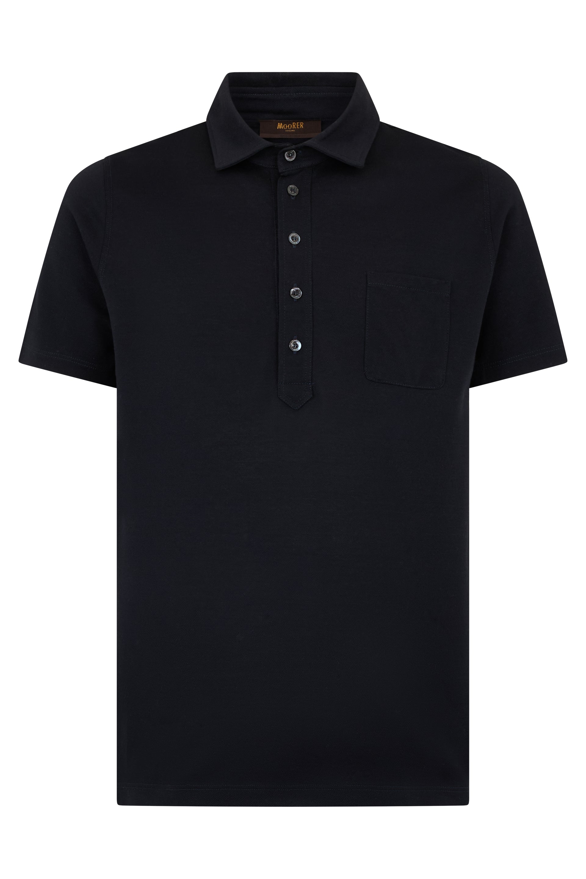 Dark blue polo in elegant and versatile cotton