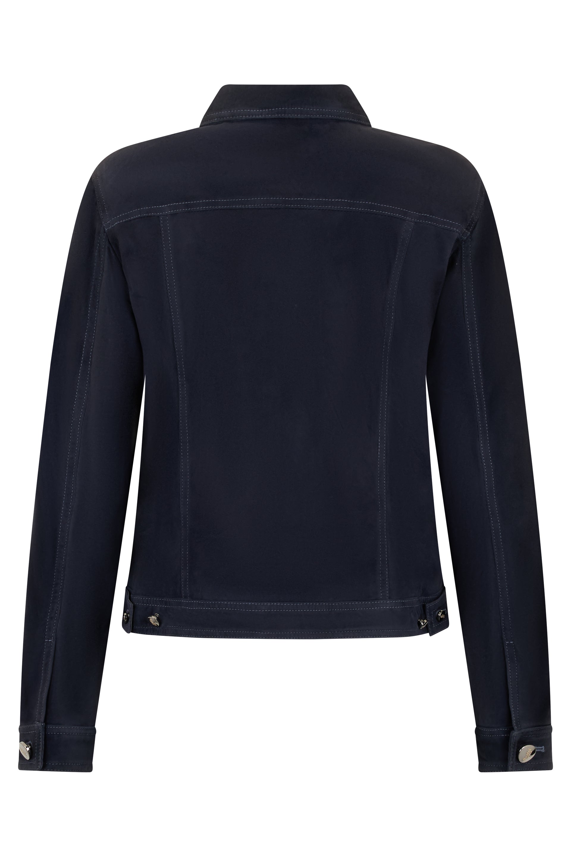 Elegant beige jacket with classic collar