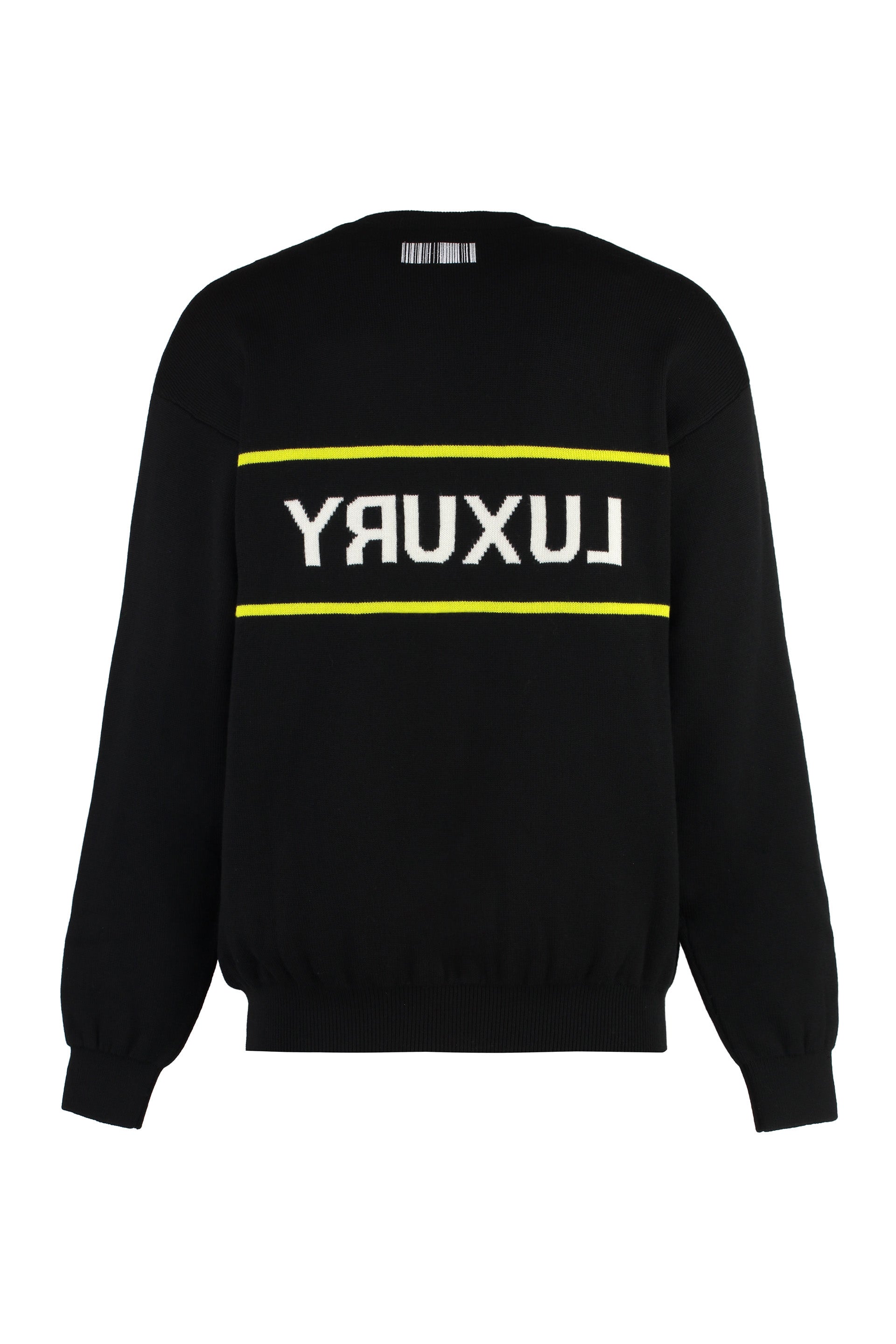 Luxury wool crew-neck sweater