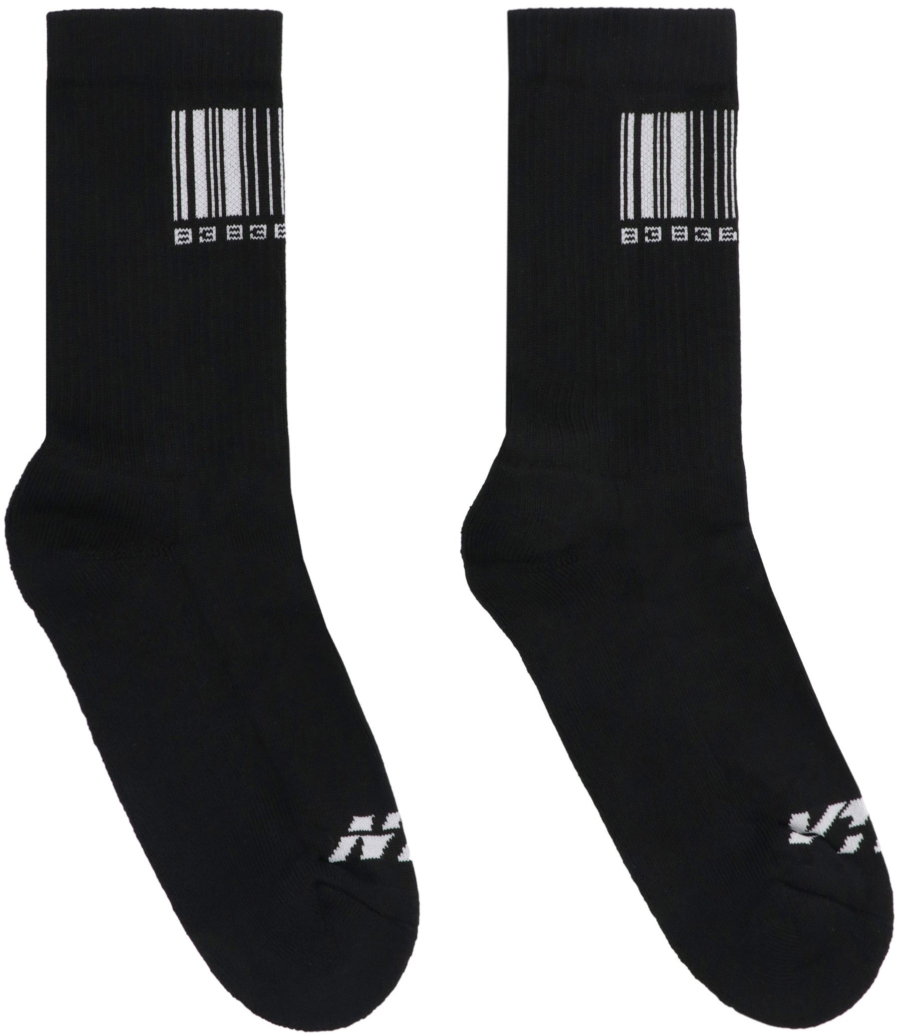 Logo cotton blend socks