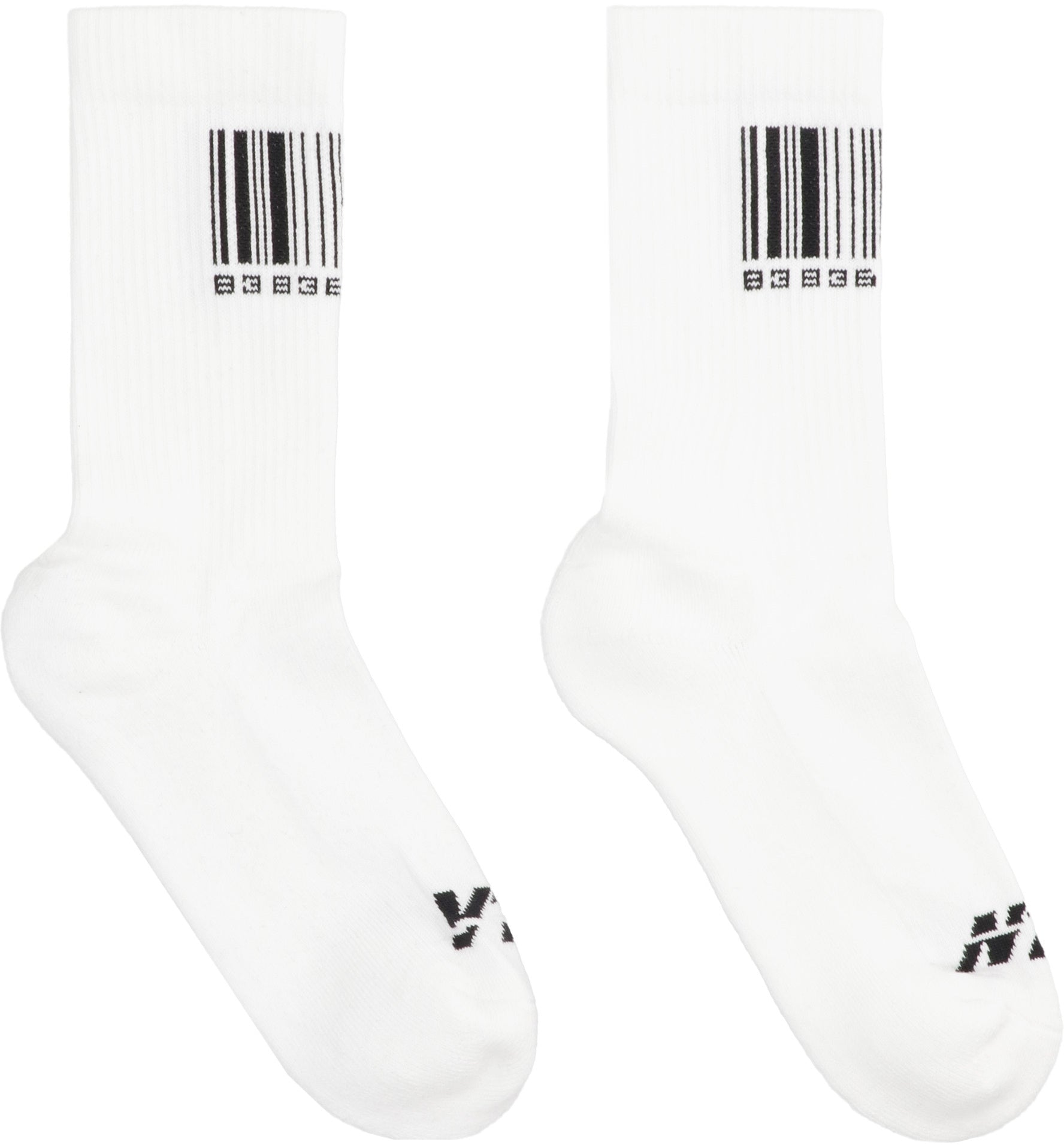 Logo cotton blend socks