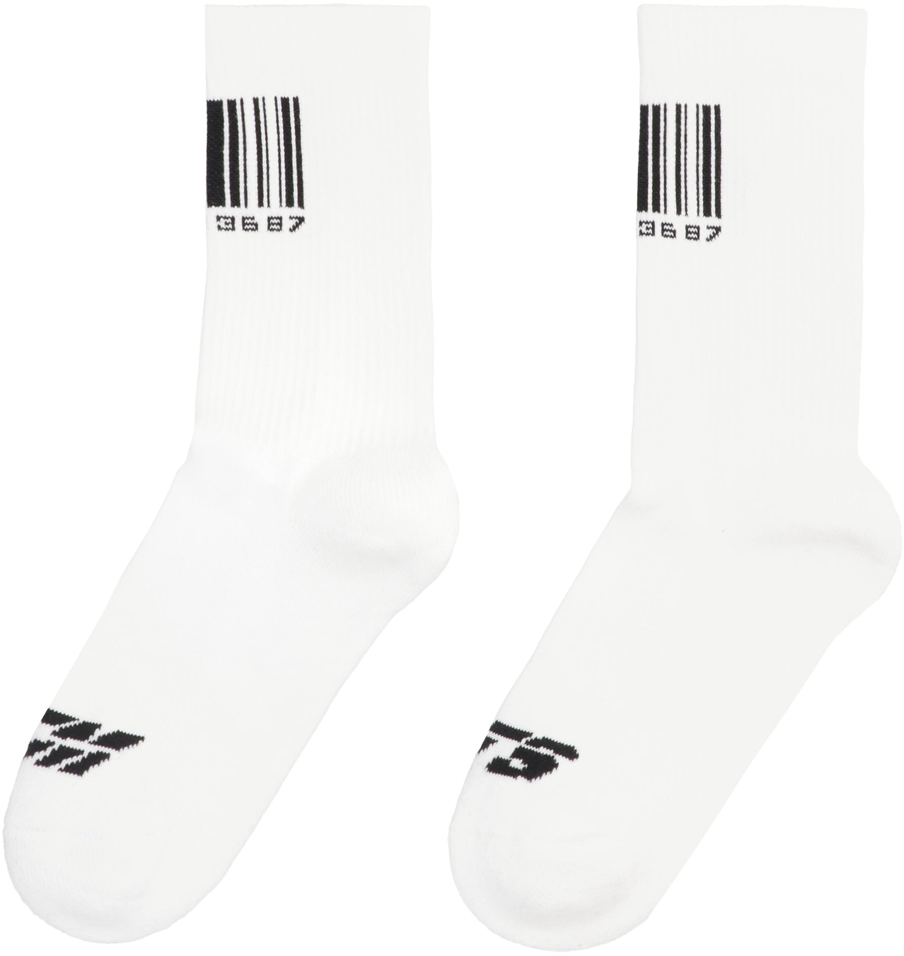 Logo cotton blend socks