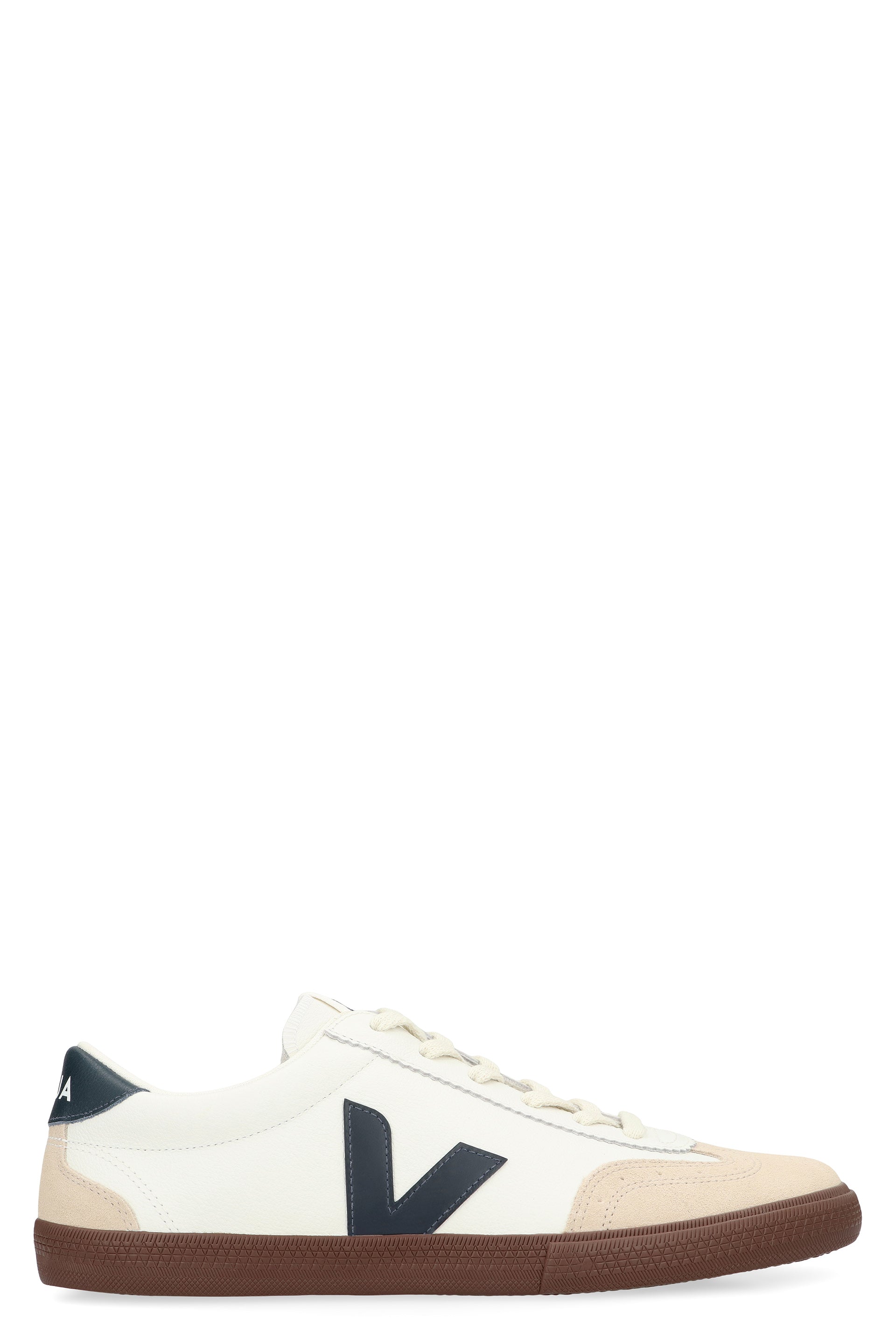 Low-top Volley sneakers in leather