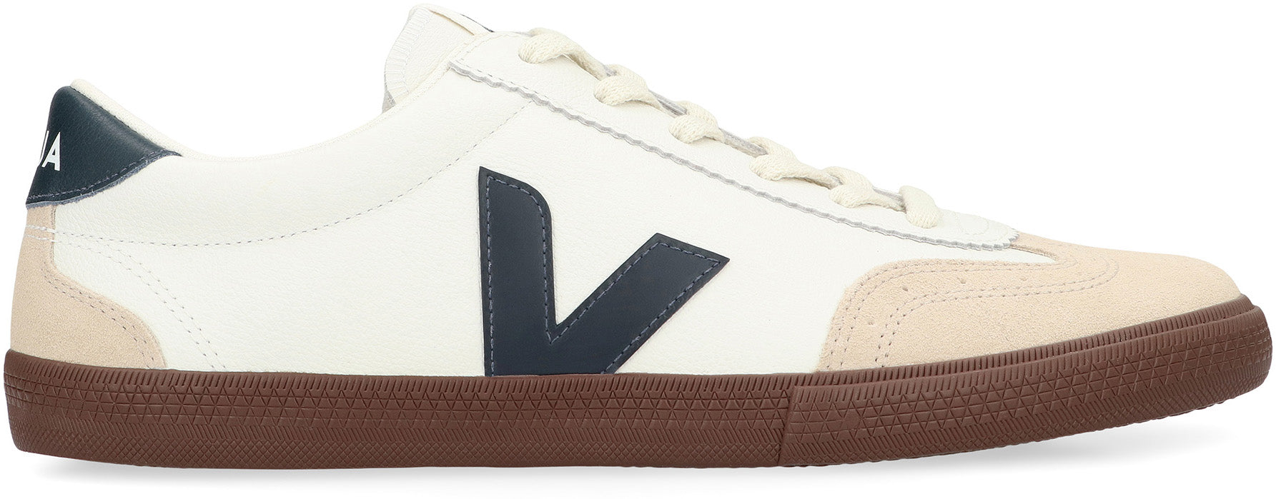 Low-top Volley sneakers in leather