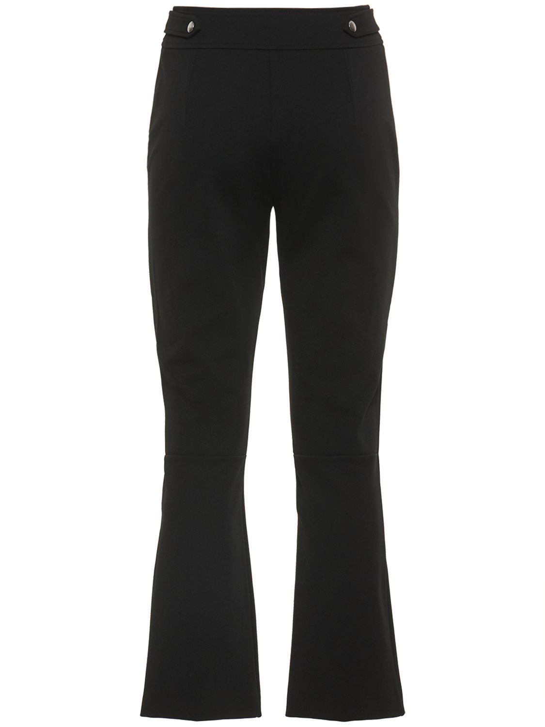 Elegant black trousers, flared and versatile