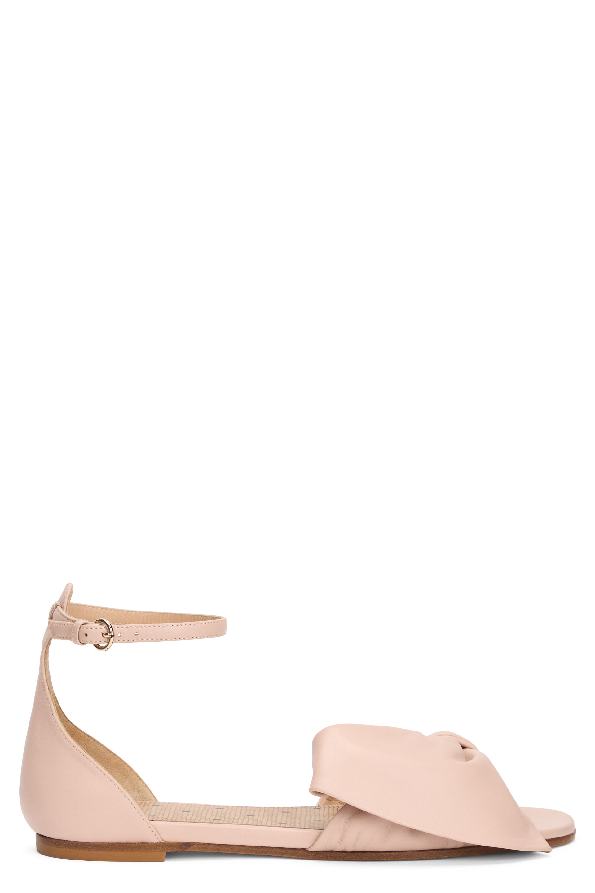 Pink low sandals with a stylish and versatile strap.