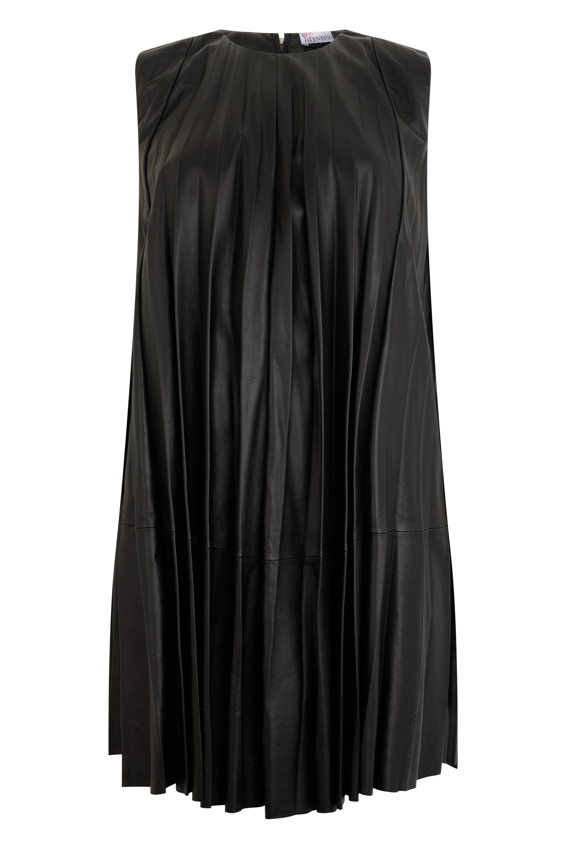 Dress without sleeves in elegant black fabric.