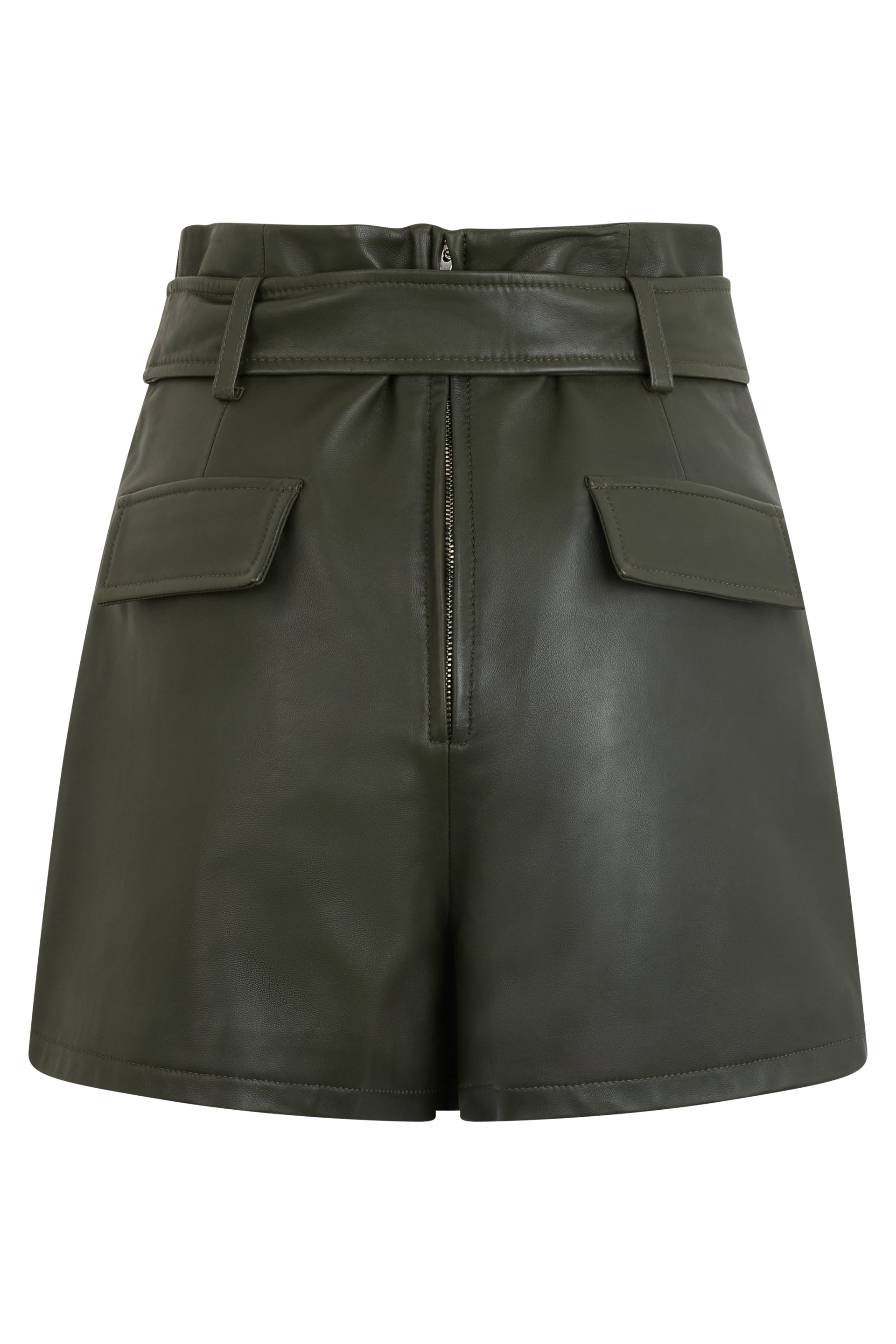 Chic high-waisted elegant short pants skirt.