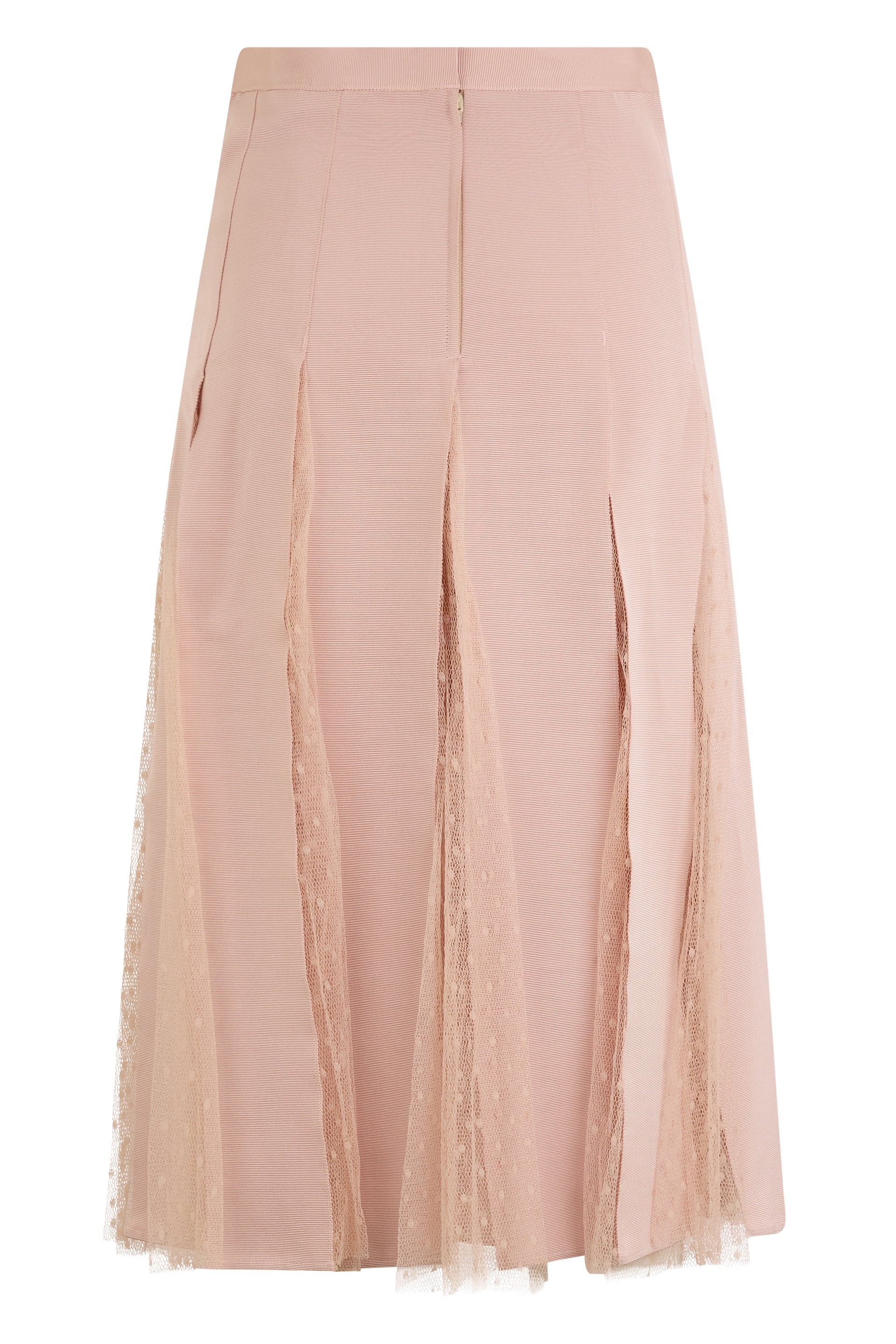 Pink skirt, elegant and versatile.