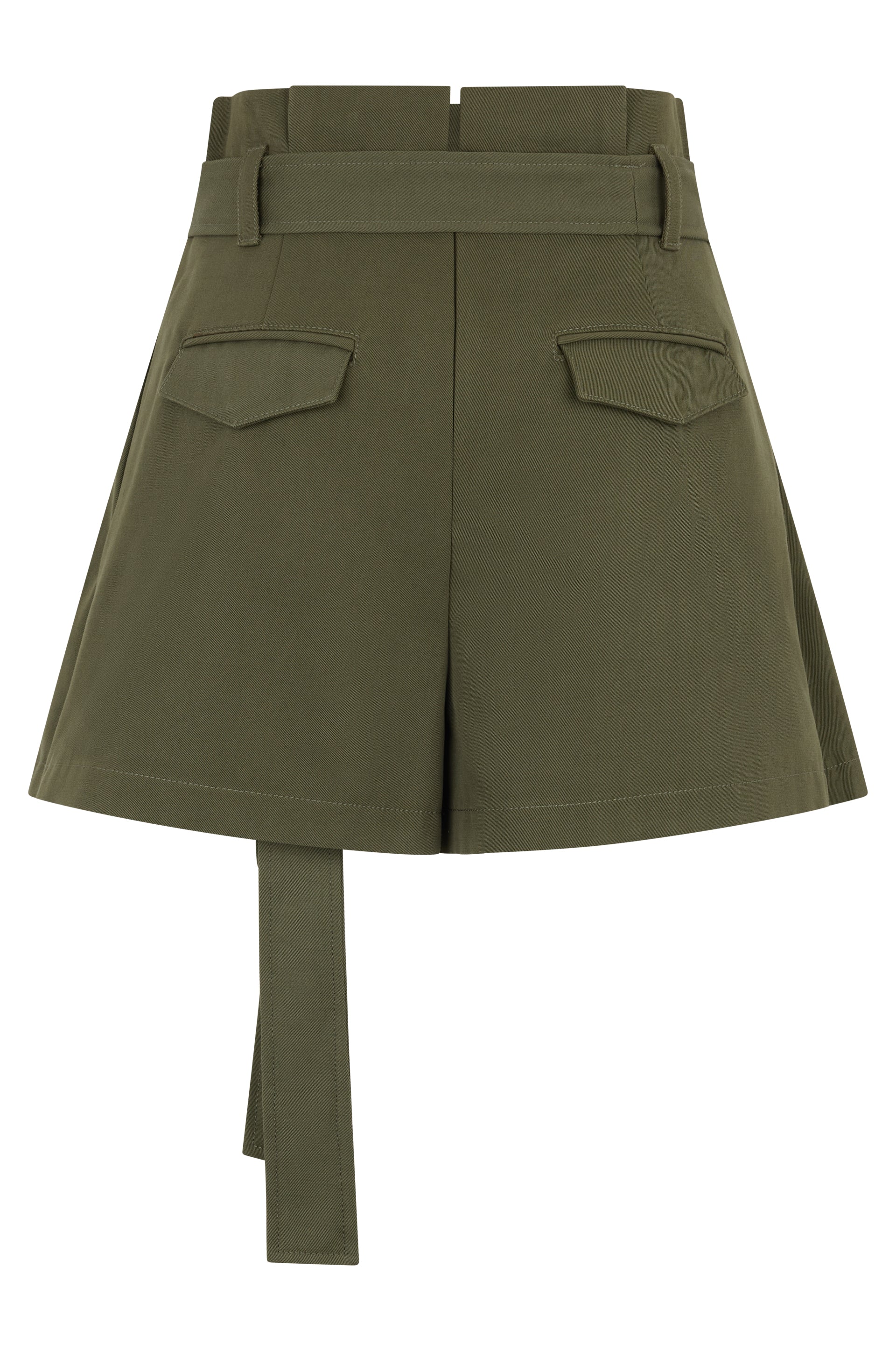 Belted short-skirt
