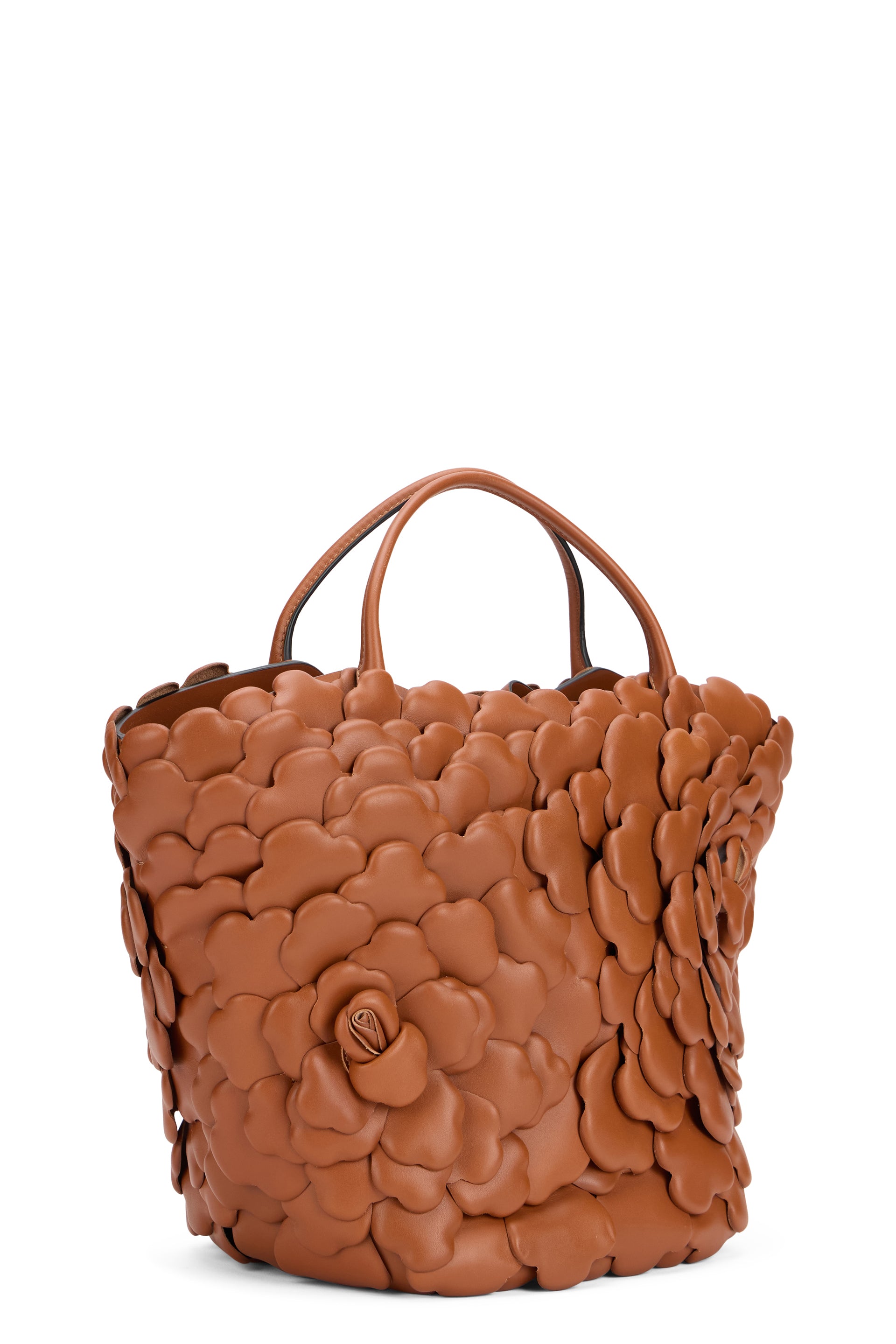 Large Woven Elegant Brown Warm Bag