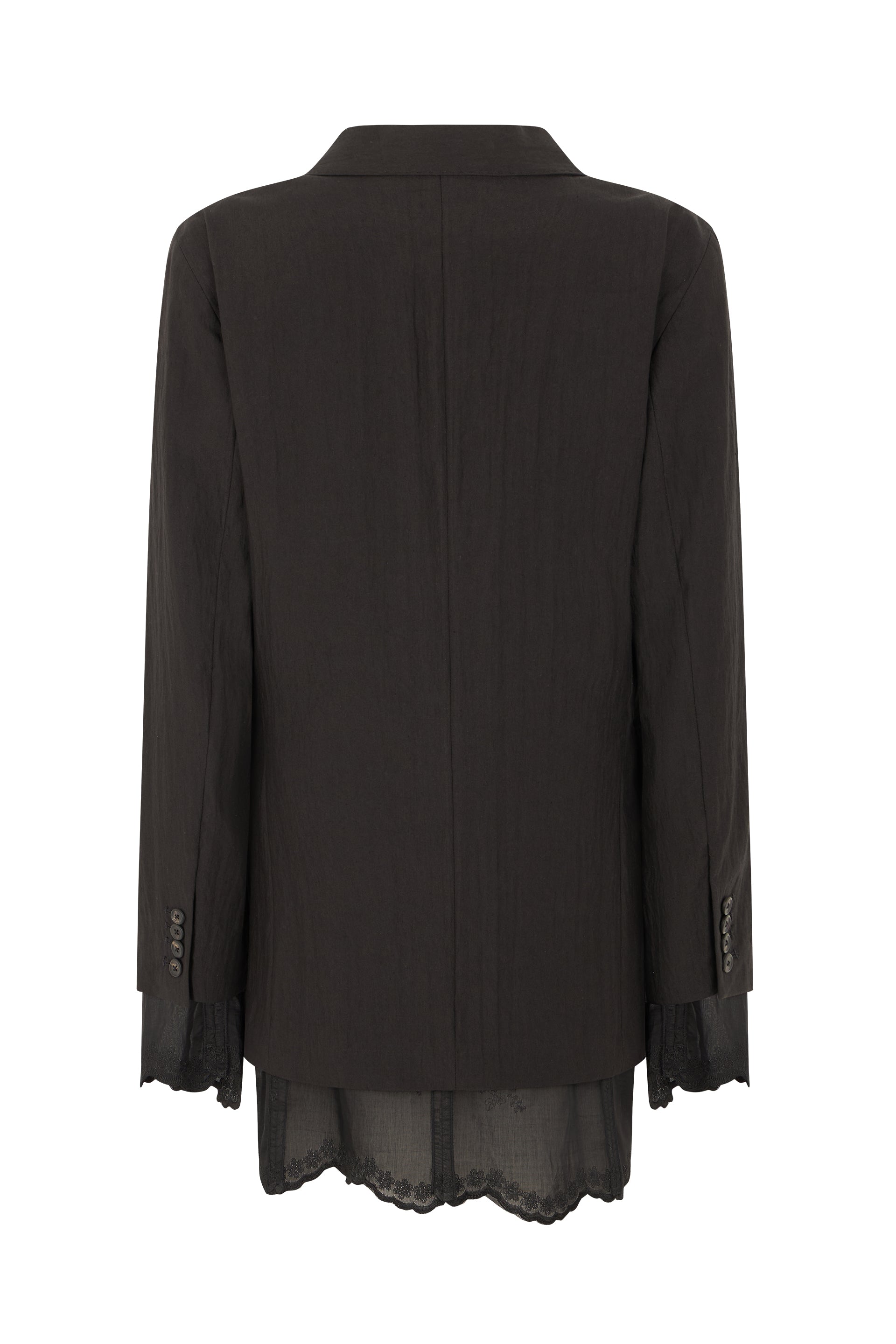 Reversible linen jacket