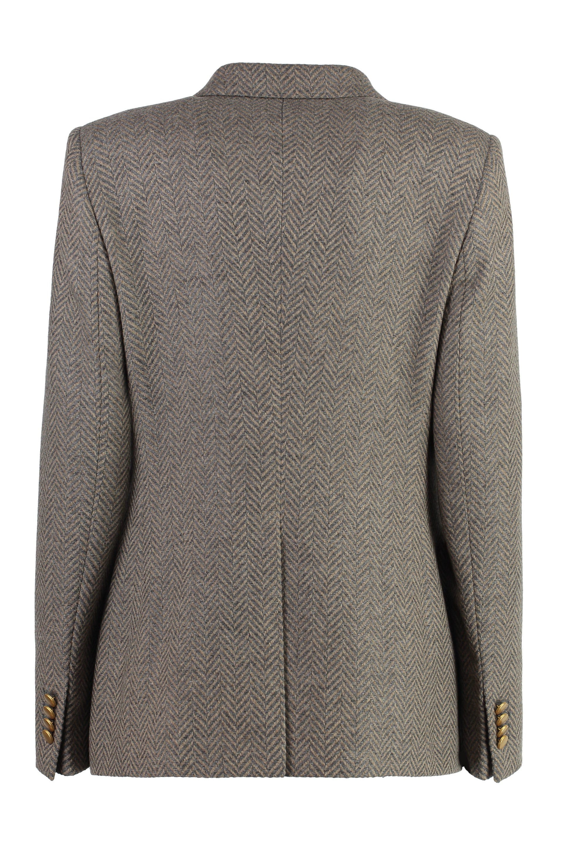 Single-breasted virgin wool jacket