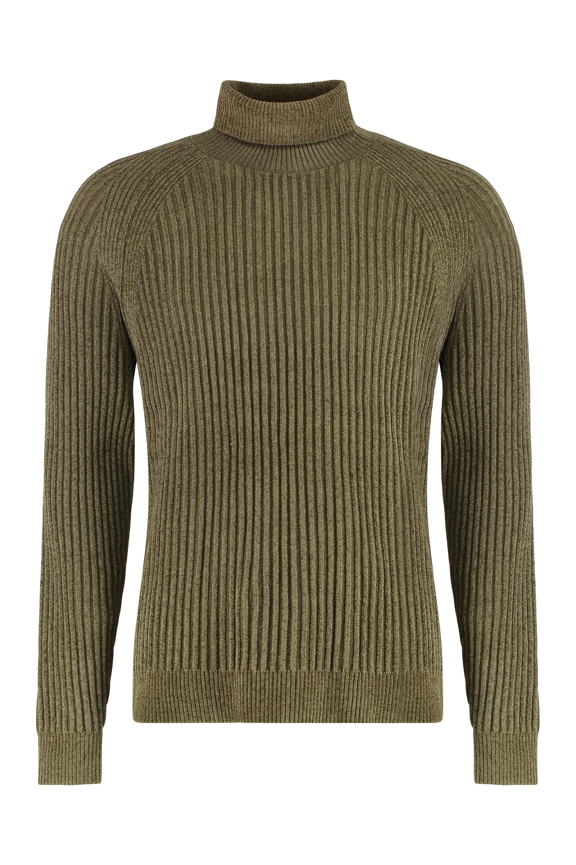 Velvet Rave Turtleneck sweater with ribbing