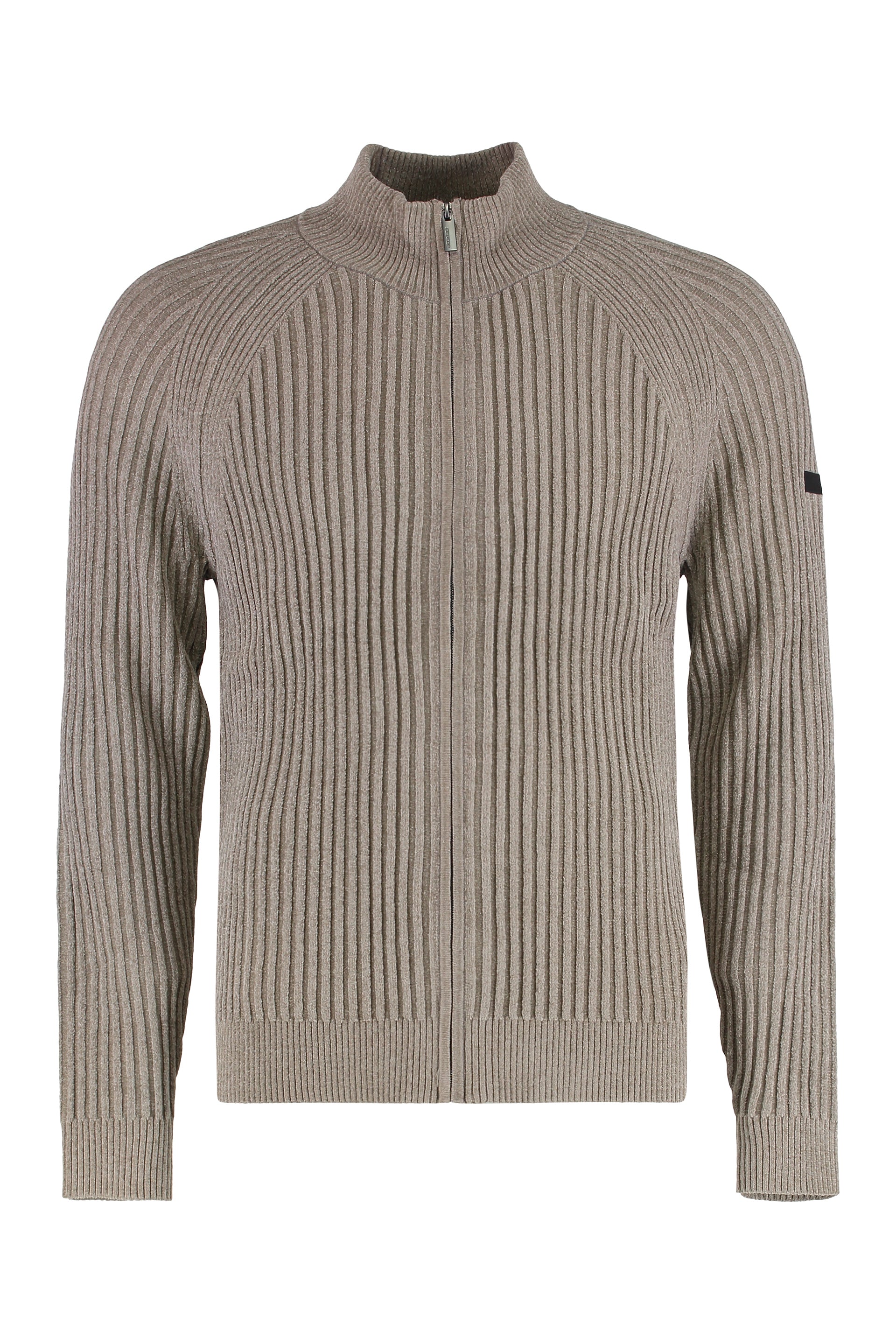 Sweater with zip Velvet Rave in ribbed fabric