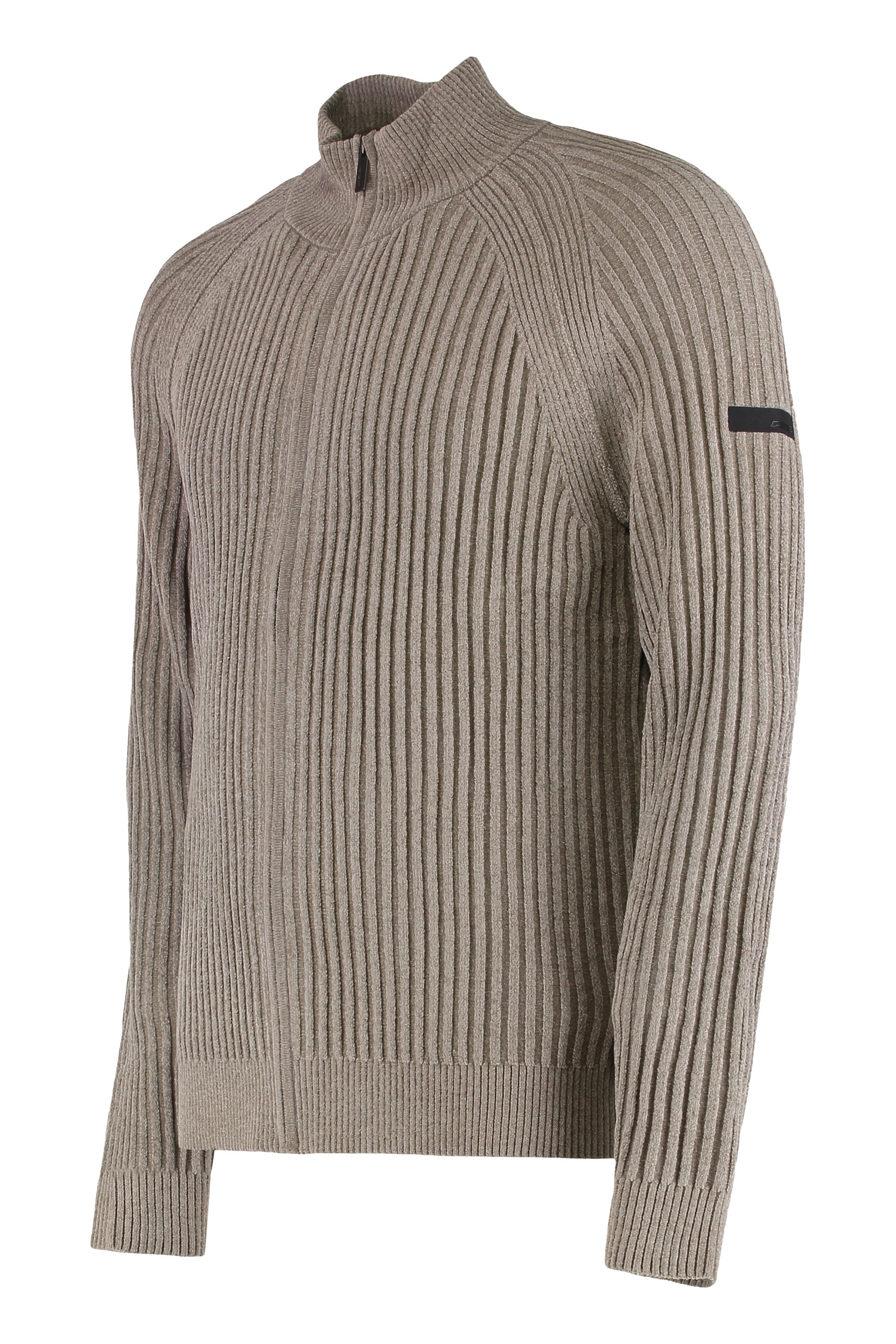 Sweater with zip Velvet Rave in ribbed fabric