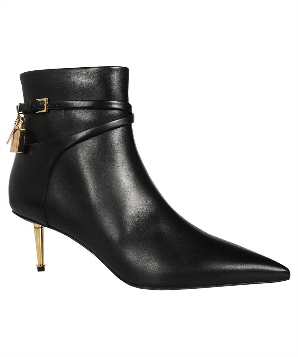 Leather ankle boots