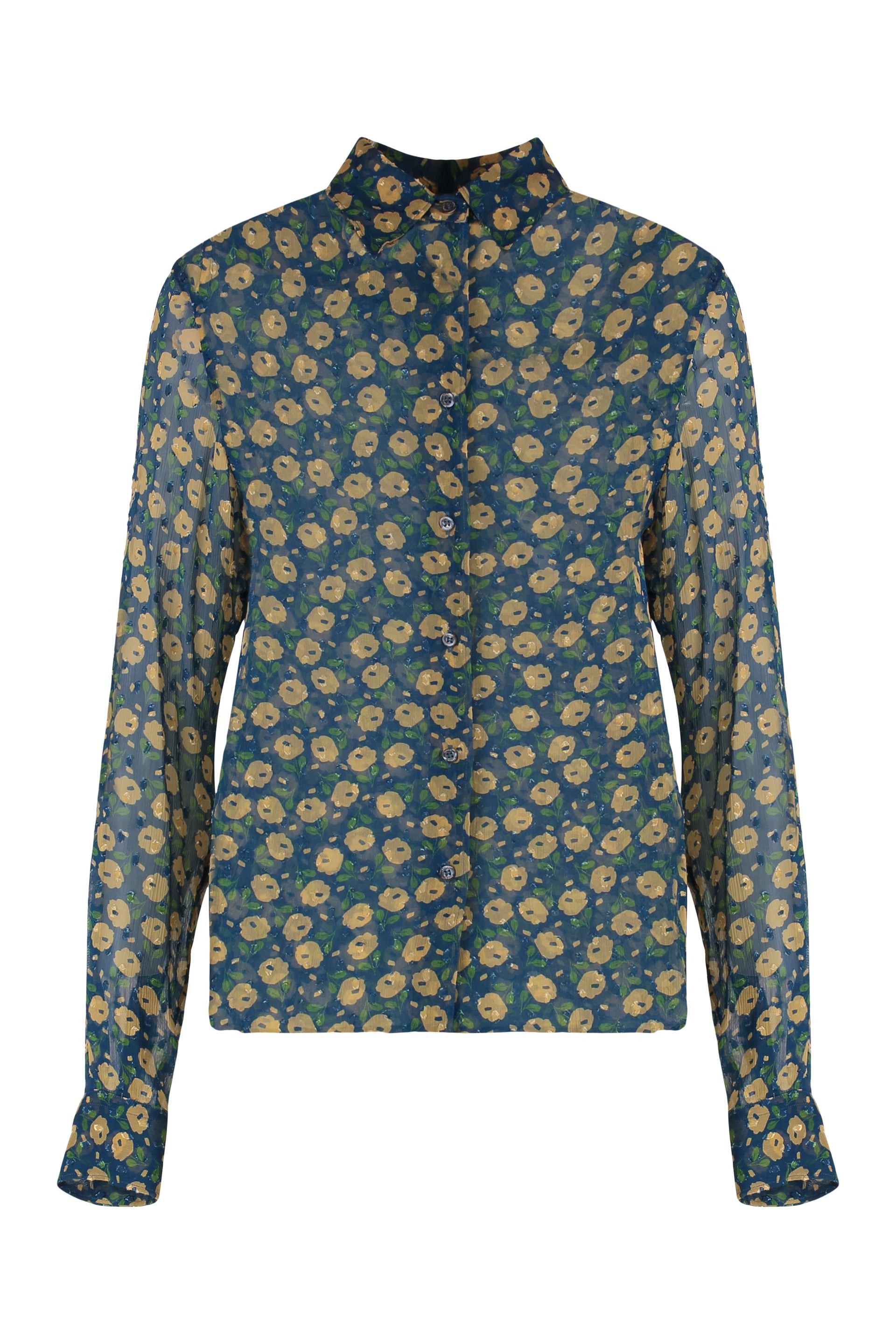 Printed viscose shirt