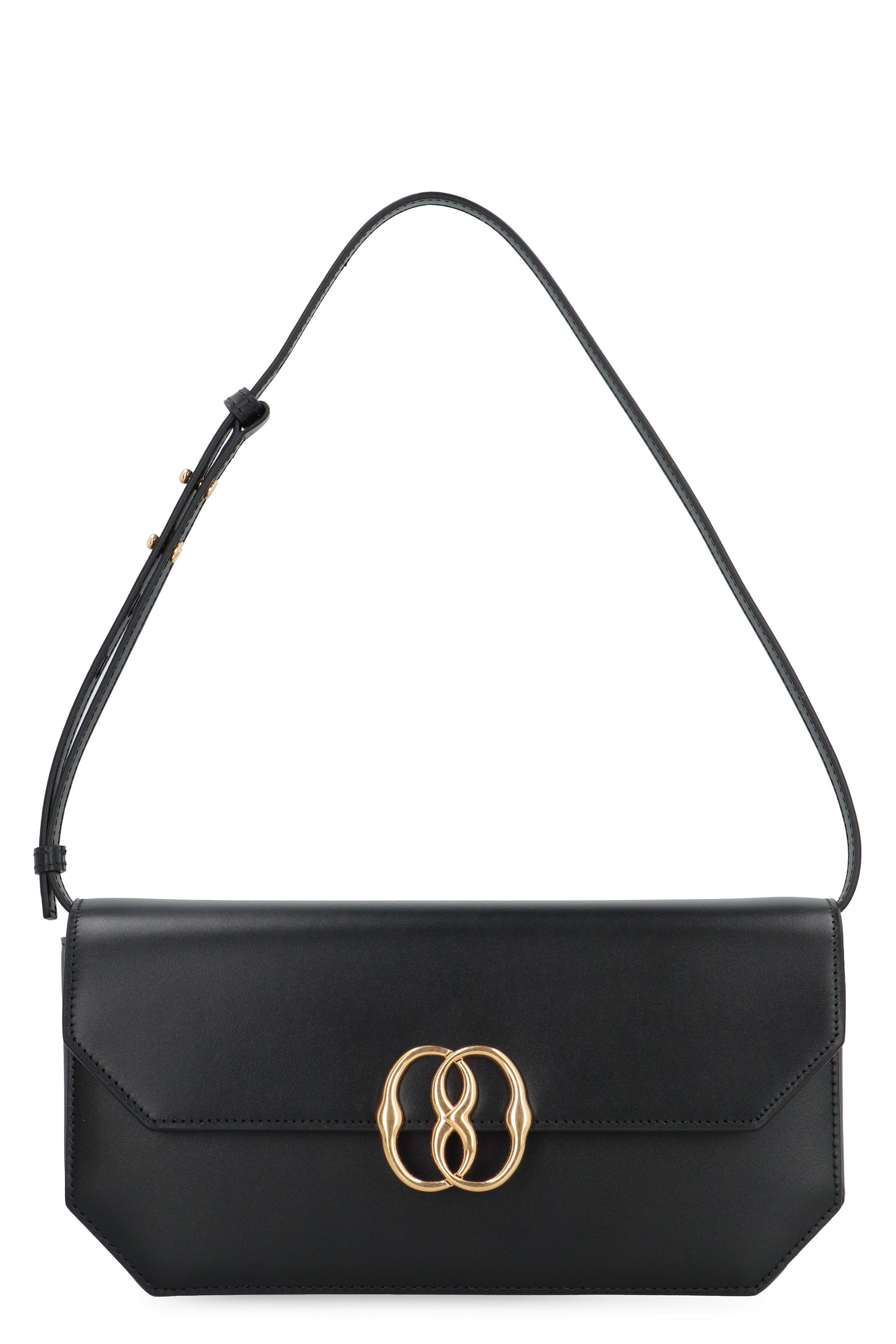 Emblem Folio leather shoulder bag