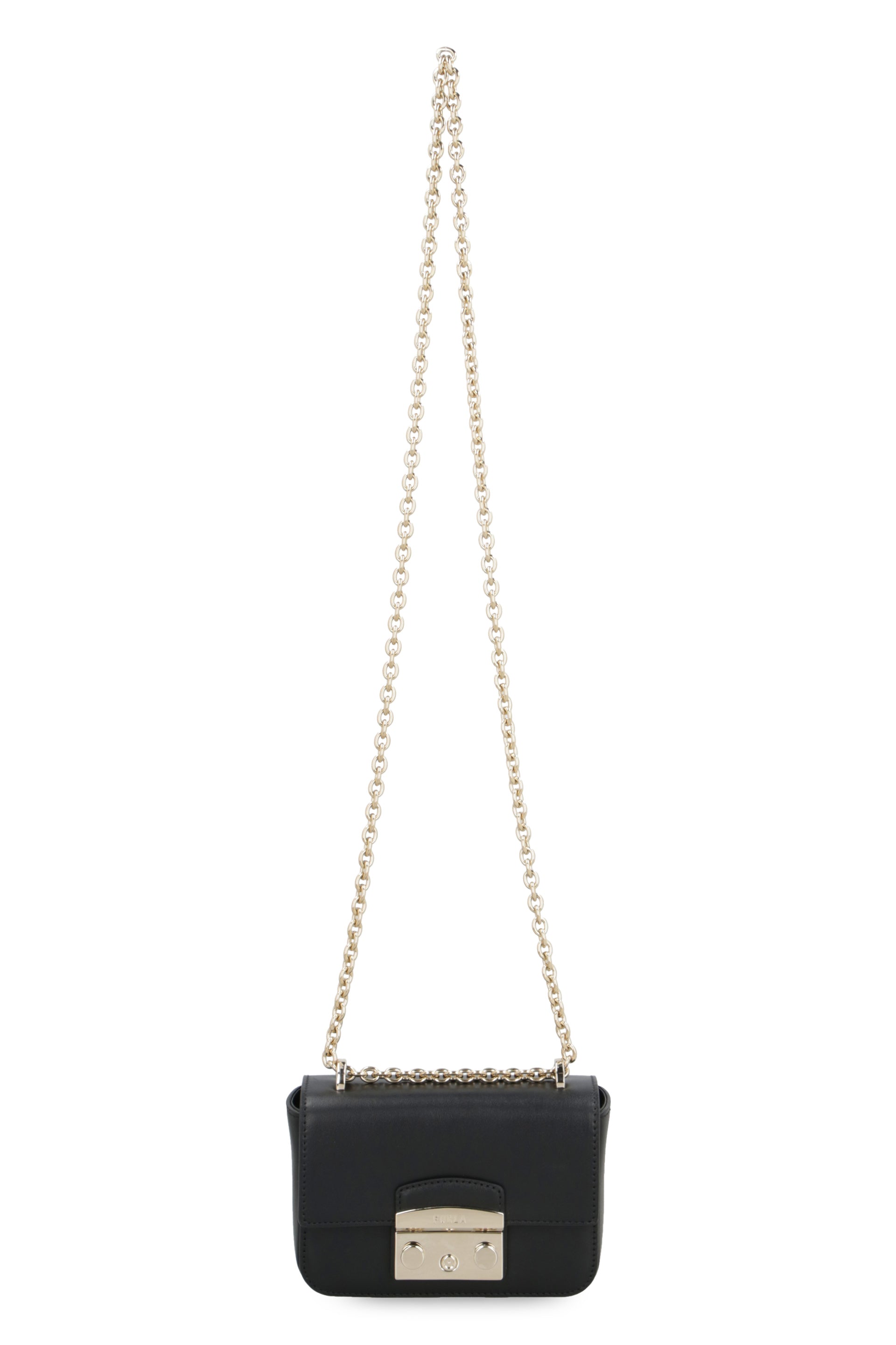 Metropolis leather mini crossbody bag