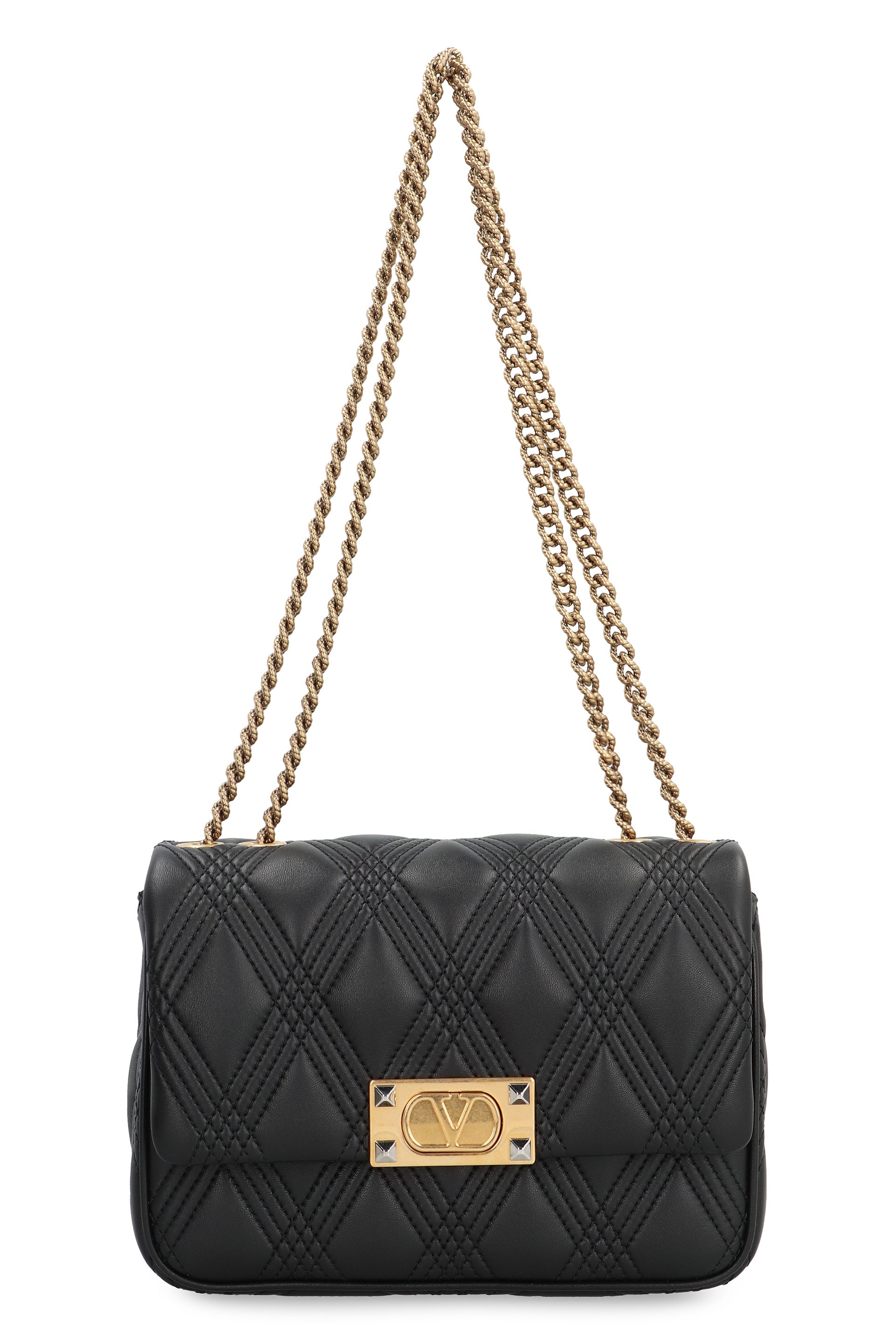 Valentino Garavani - Quiltie 67 leather shoulder bag