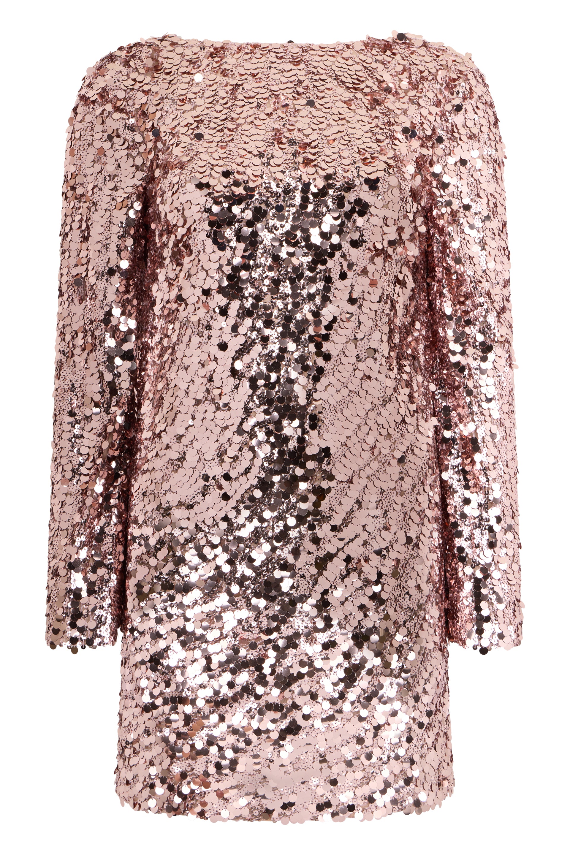Elegant pink dress with shimmering sequins