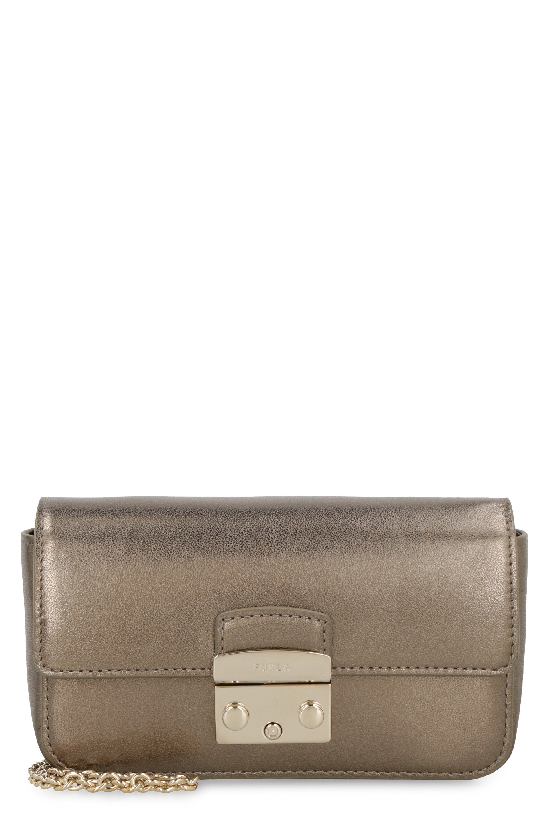 Metropolis leather mini crossbody bag