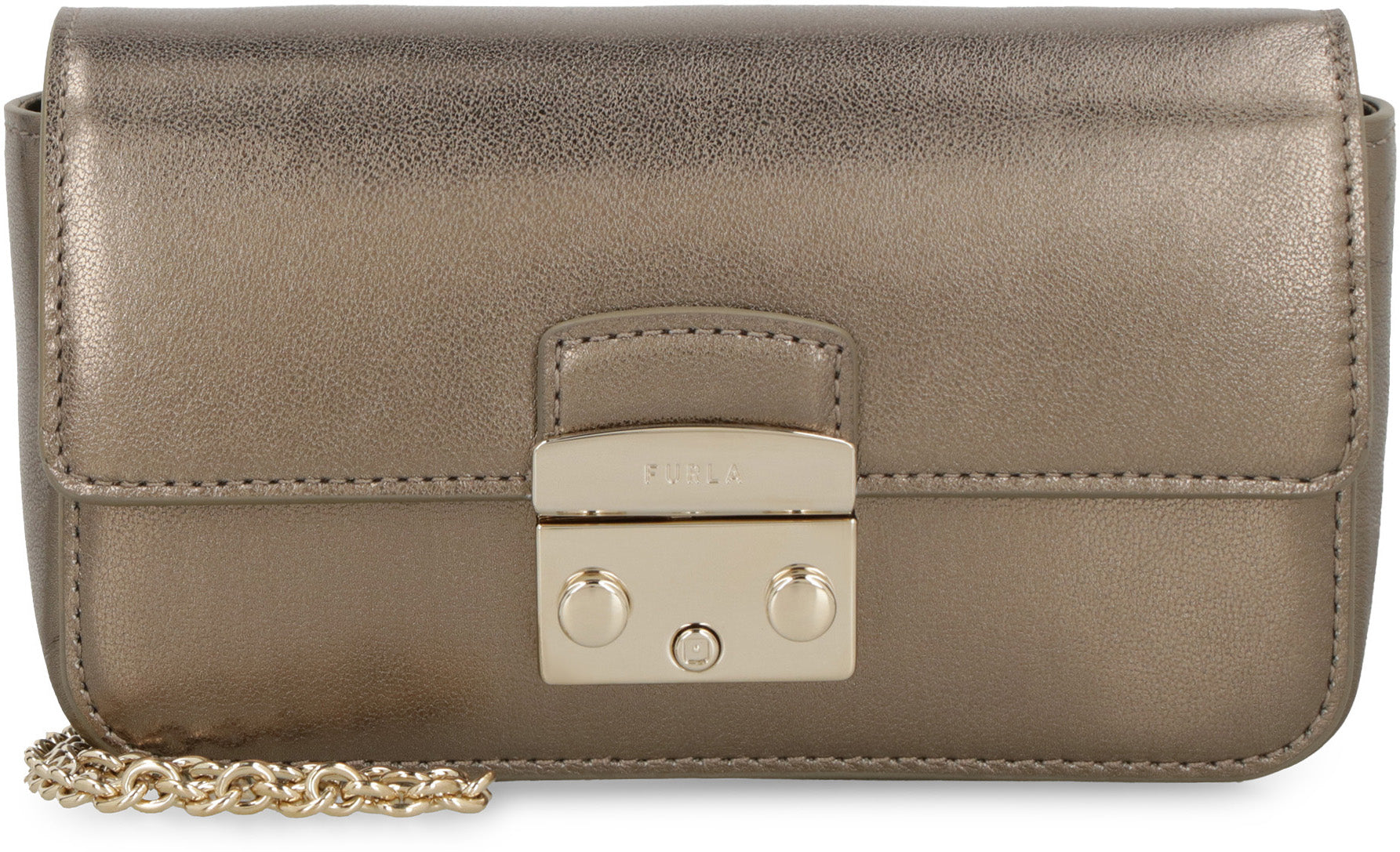 Metropolis leather mini crossbody bag