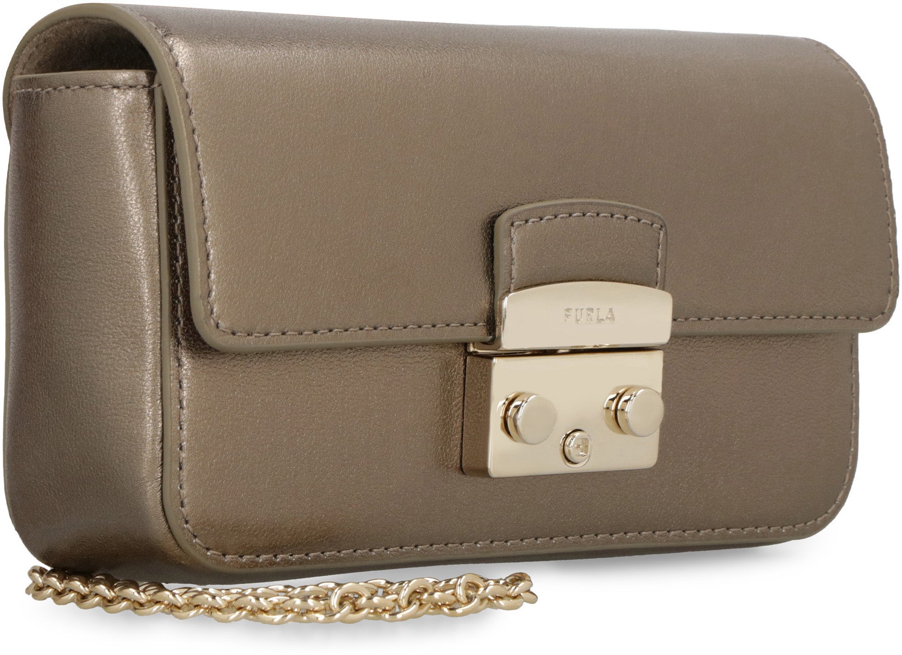 Metropolis leather mini crossbody bag