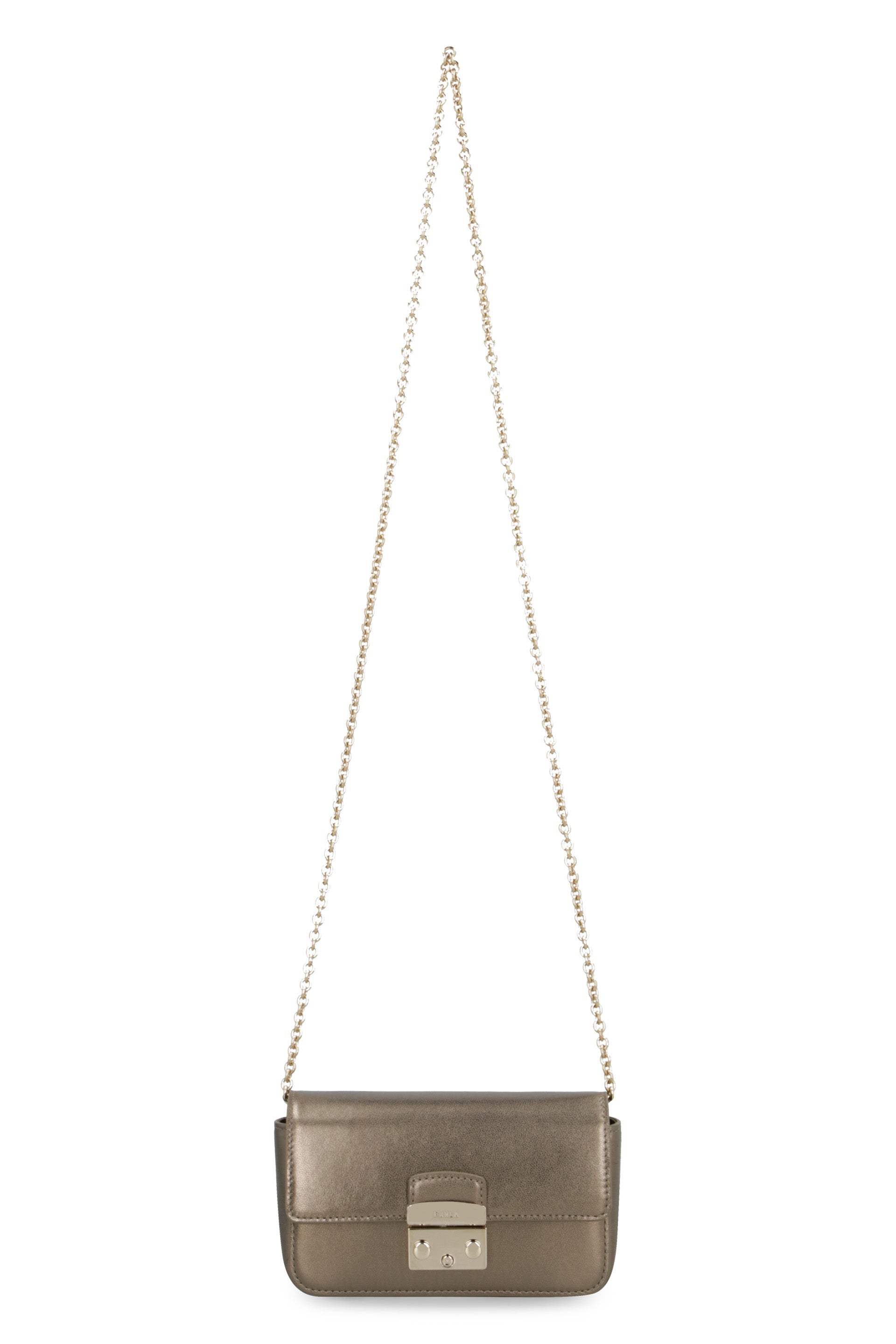 Metropolis leather mini crossbody bag