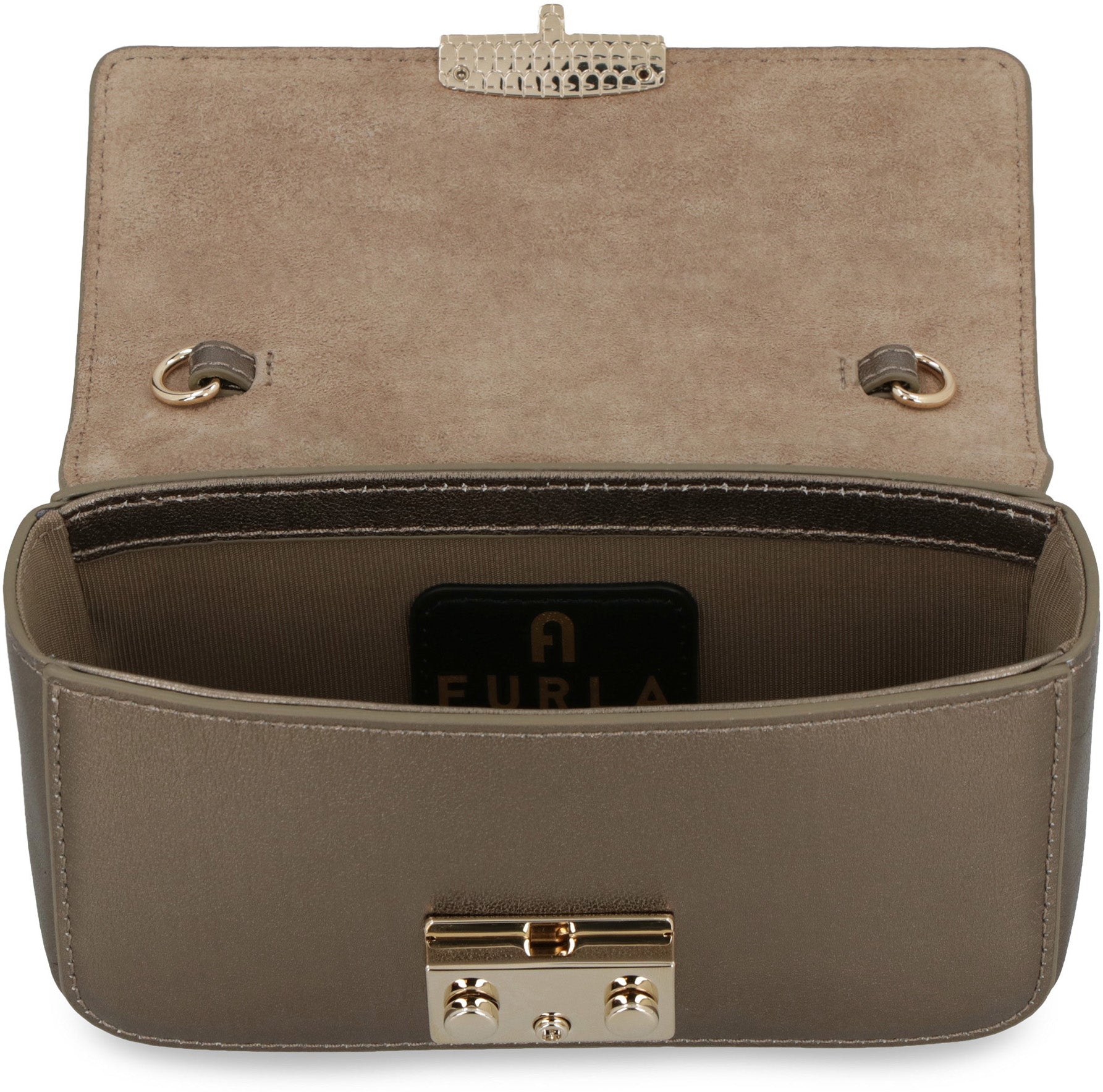 Metropolis leather mini crossbody bag