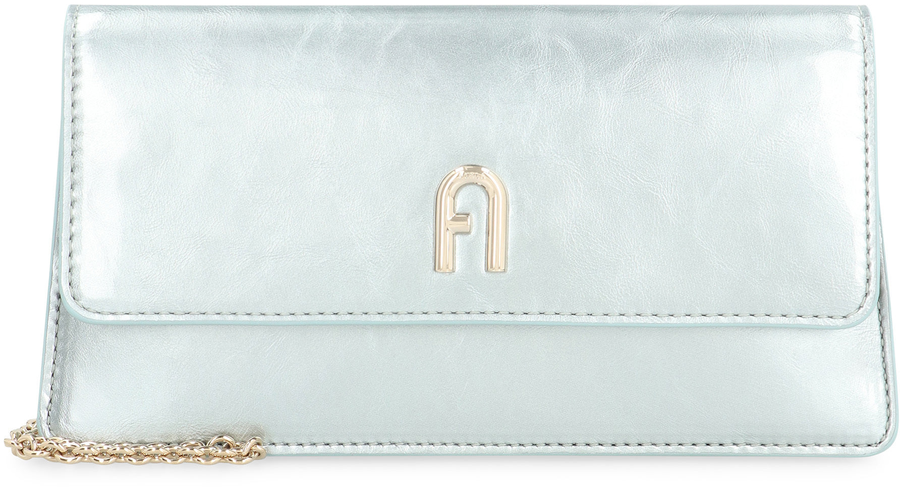 Mini Furla Diamante Leather clutch