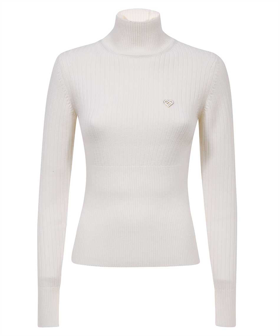 Wool turtleneck sweater