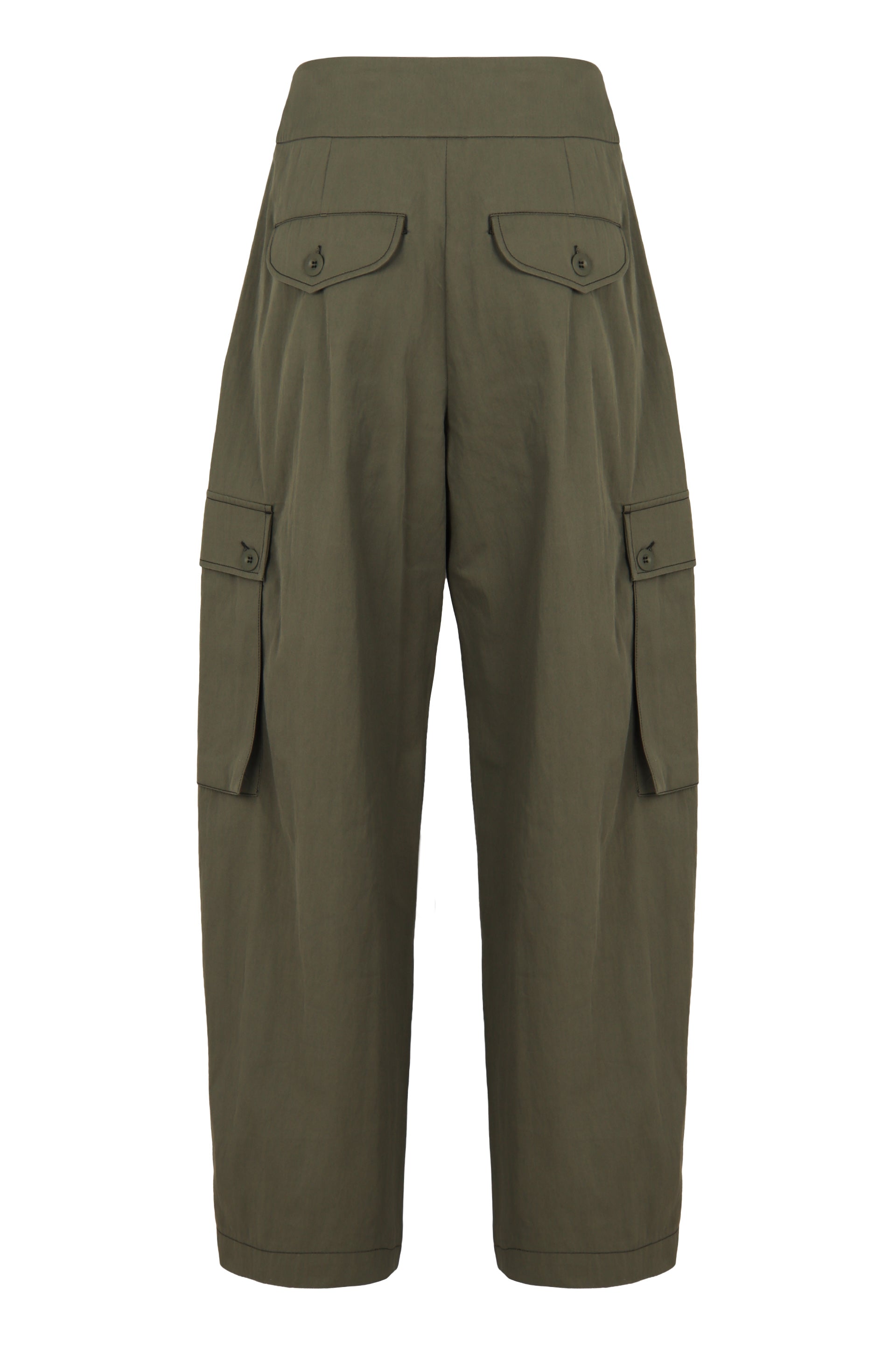 Cotton gabardine trousers