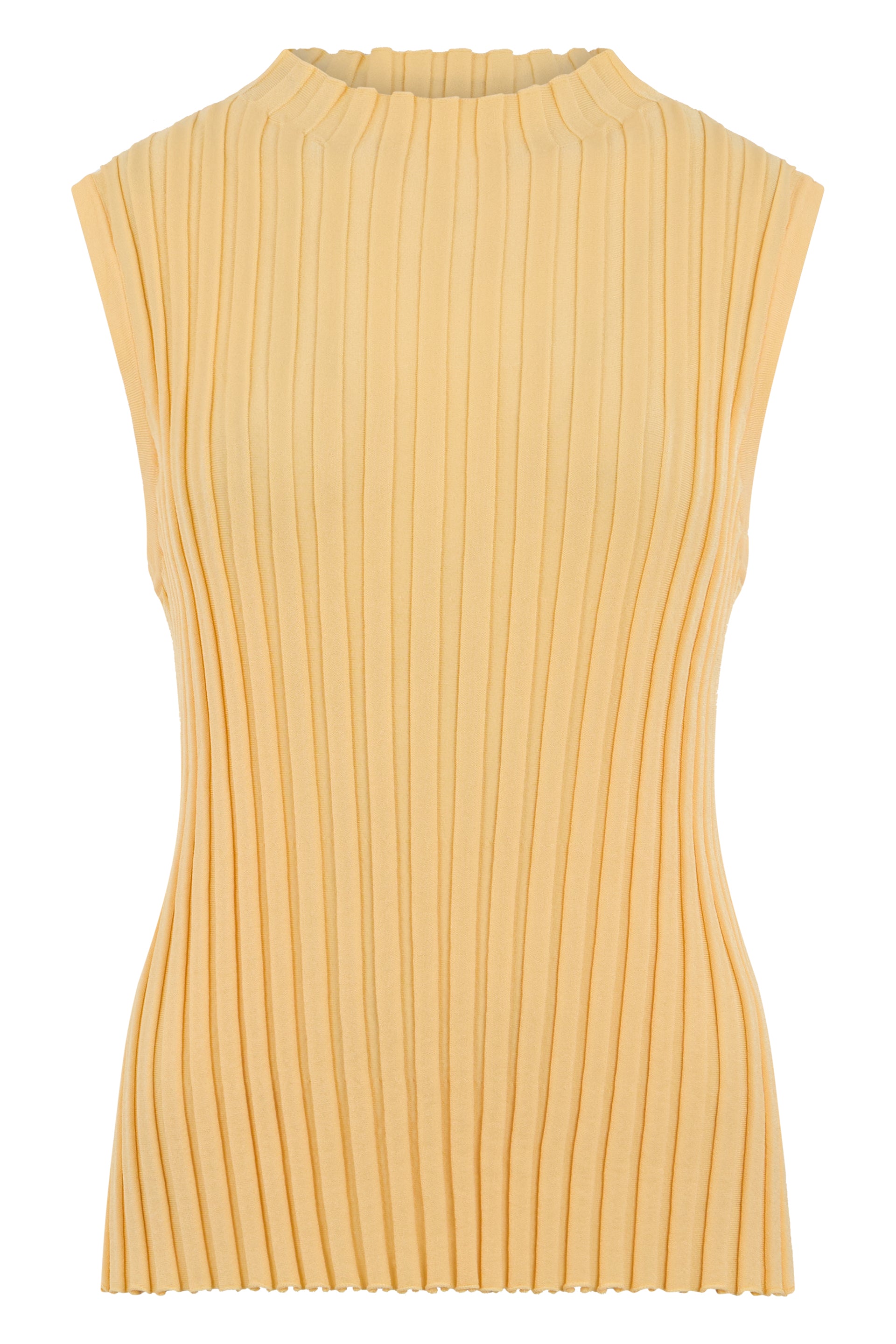 Sleeveless ribbed top