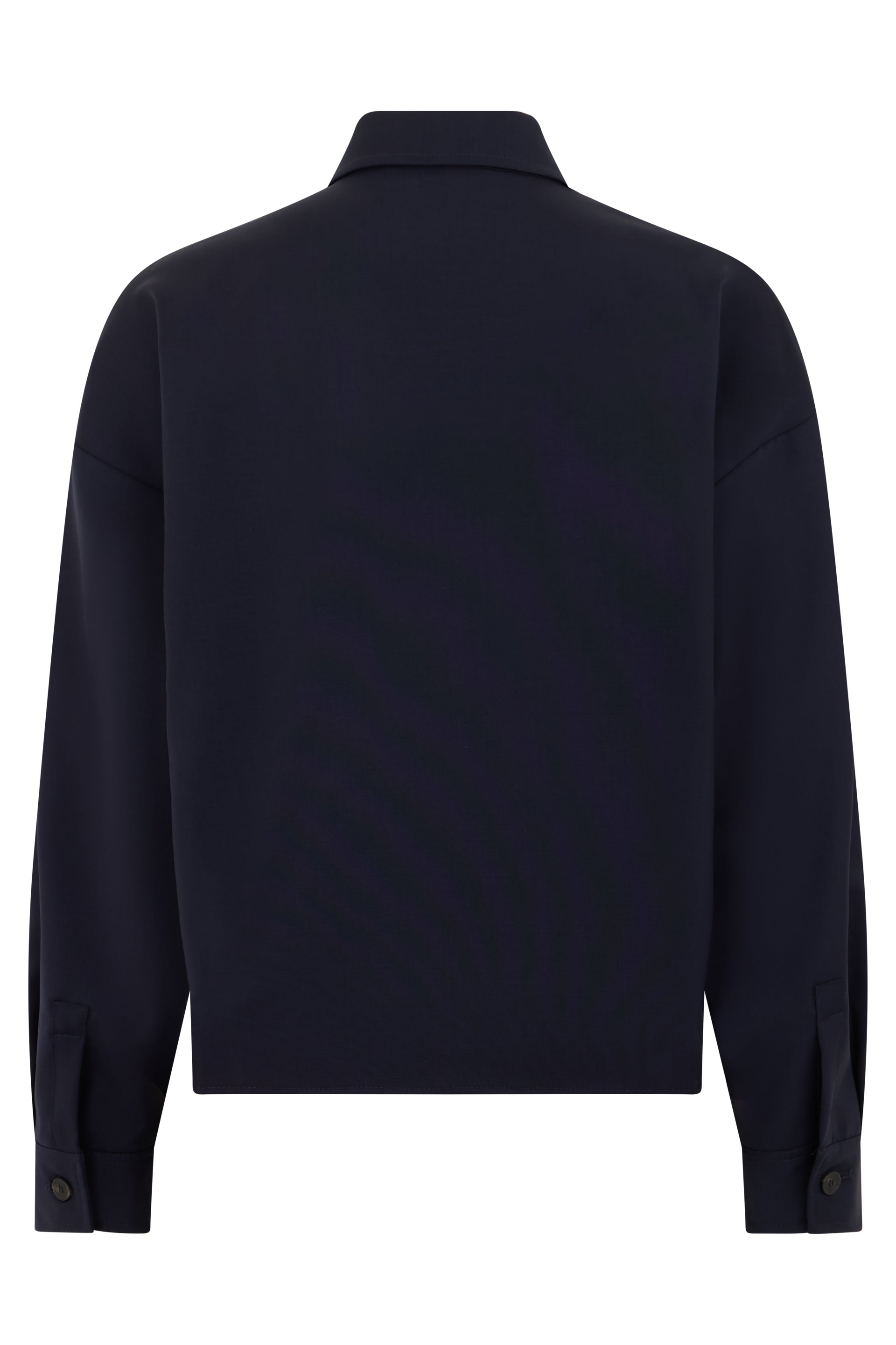 Wool jacket with buttons