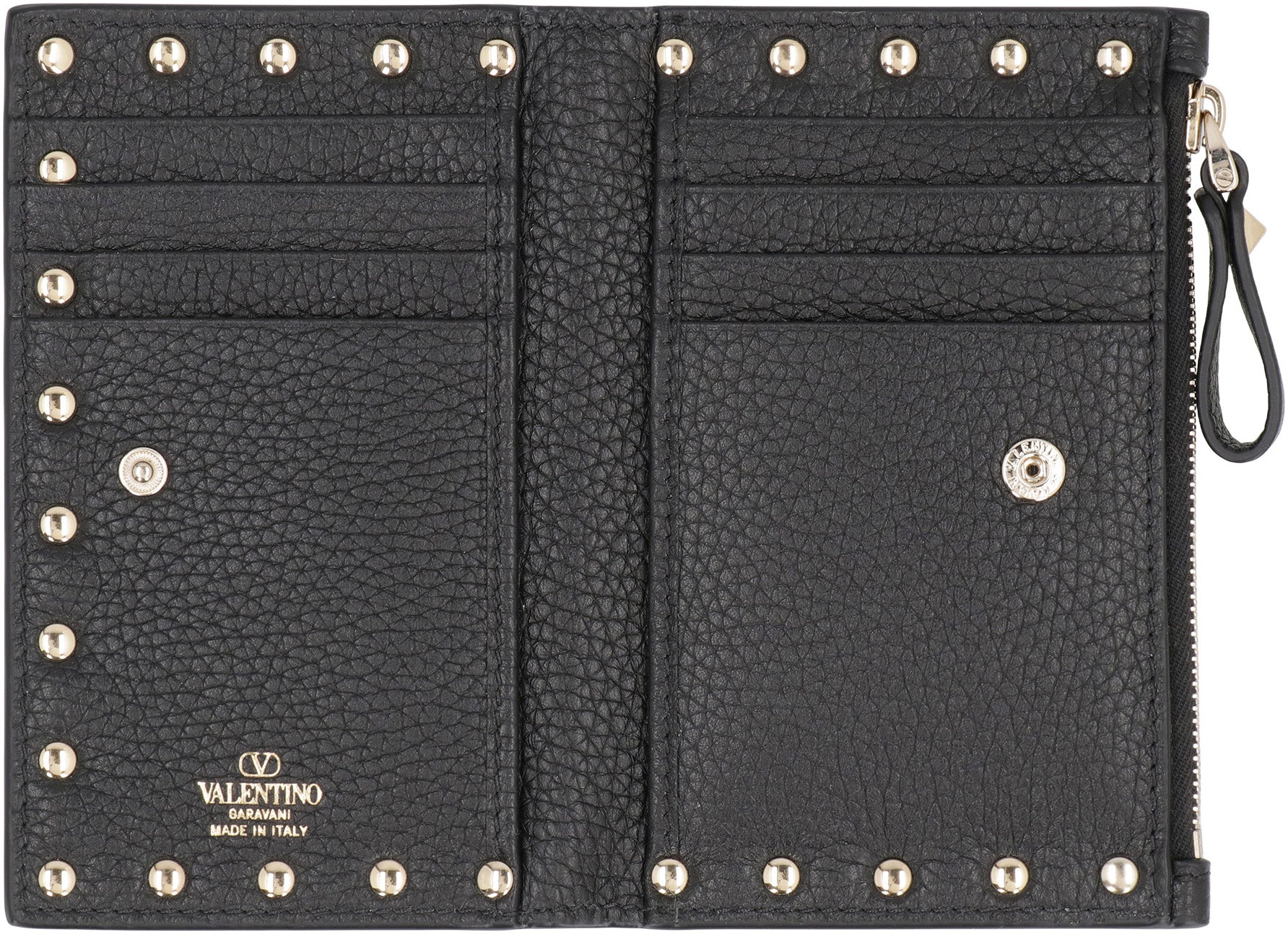 Valentino Garavani - Rockstud leather card holder