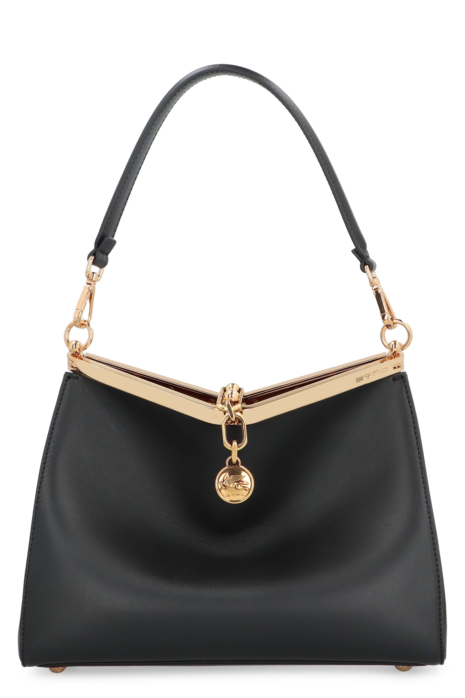 Vela leather shoulder bag