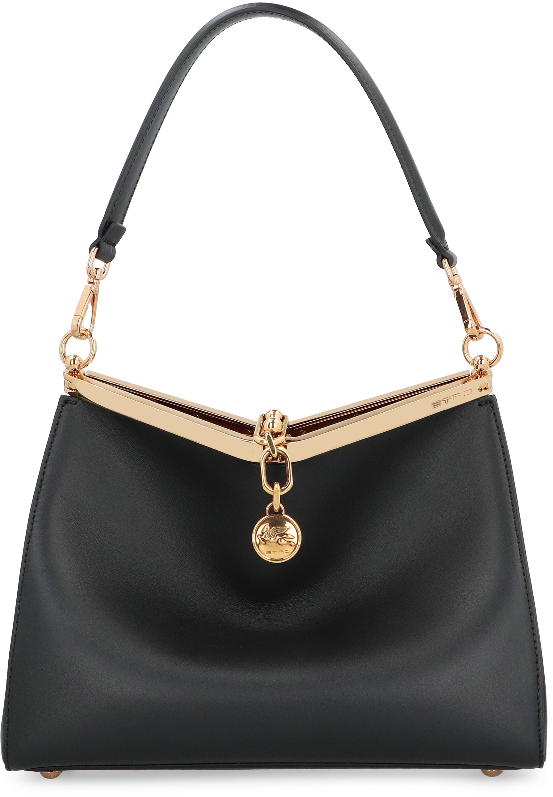 Vela leather shoulder bag