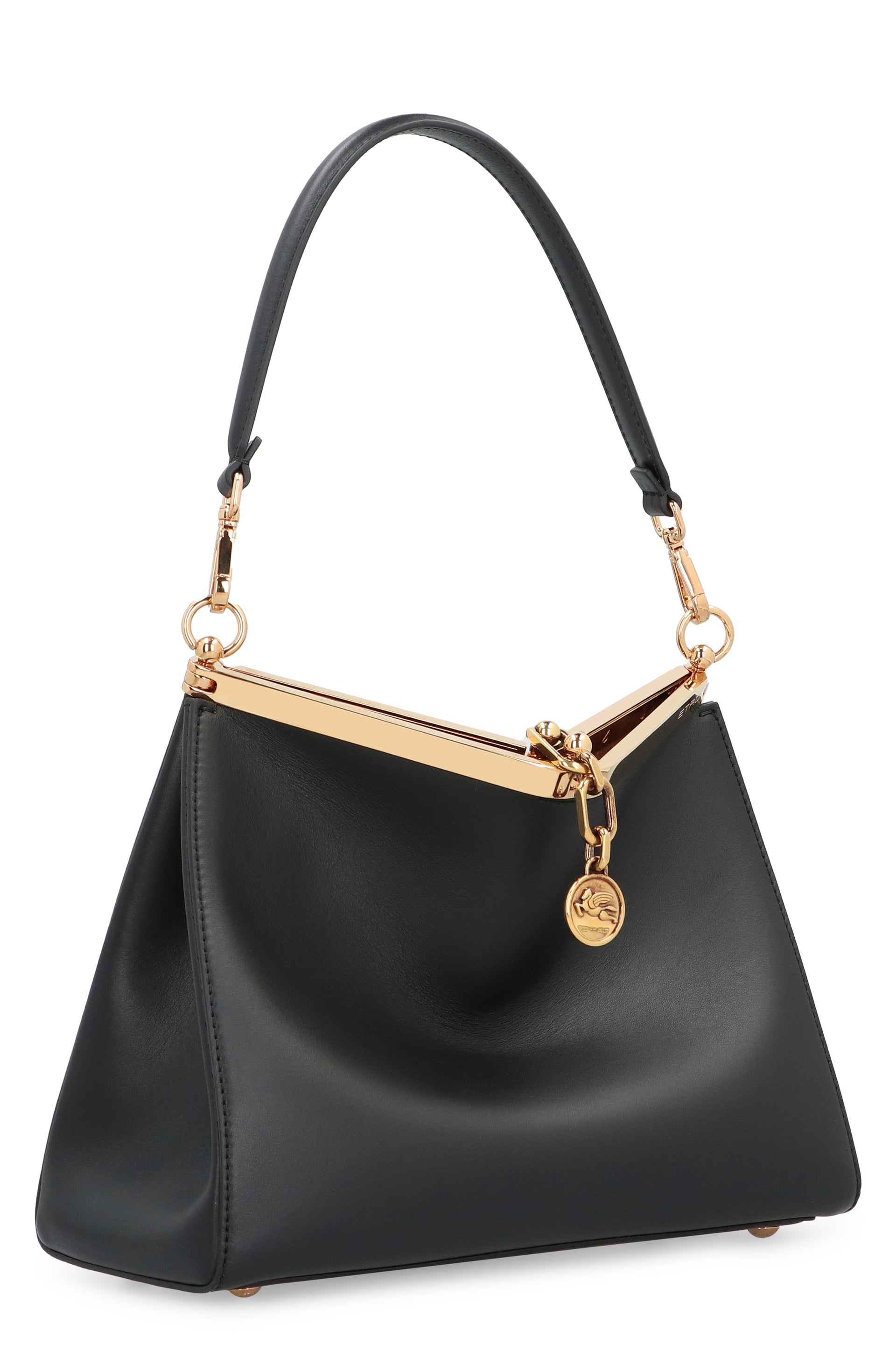 Vela leather shoulder bag